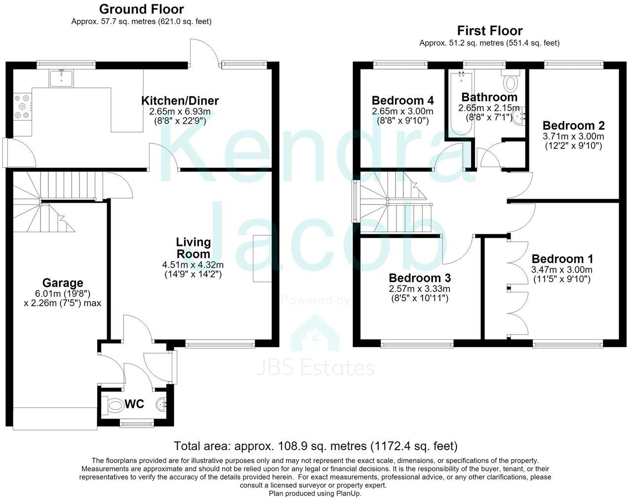 Meadow Road, Worksop floorplan