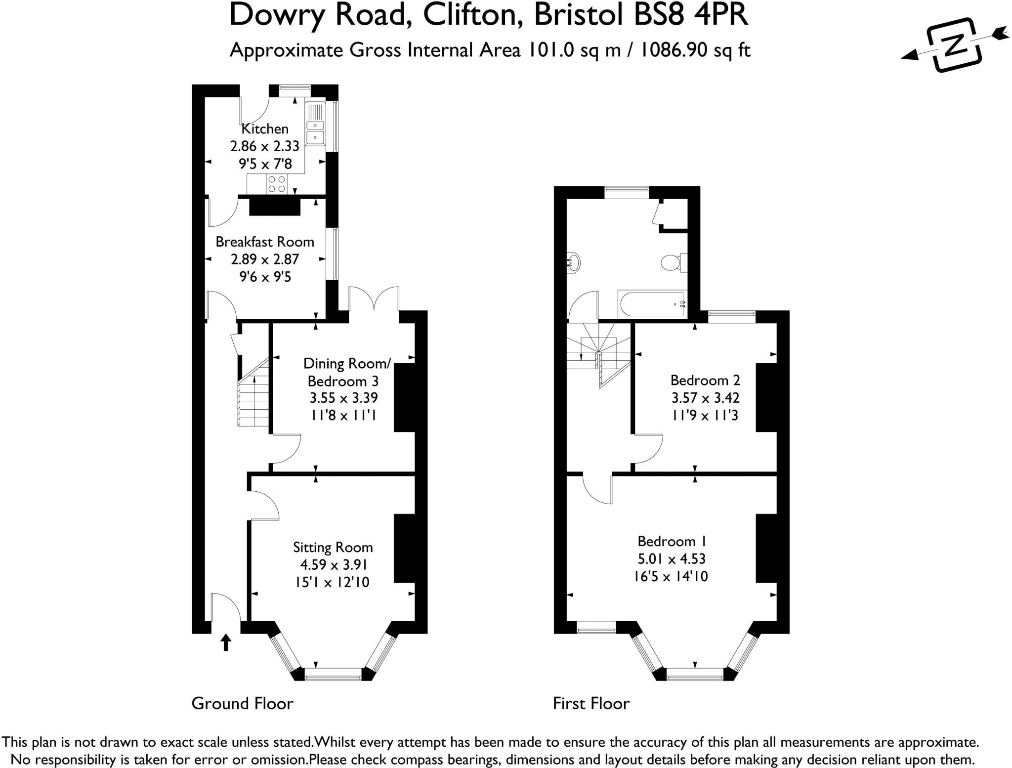 Dowry Road | Clifton floorplan