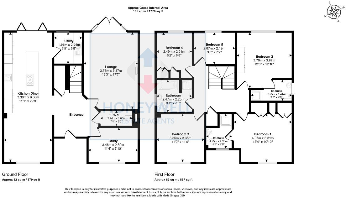 Westfield Close, Whalley, BB7 9XG floorplan