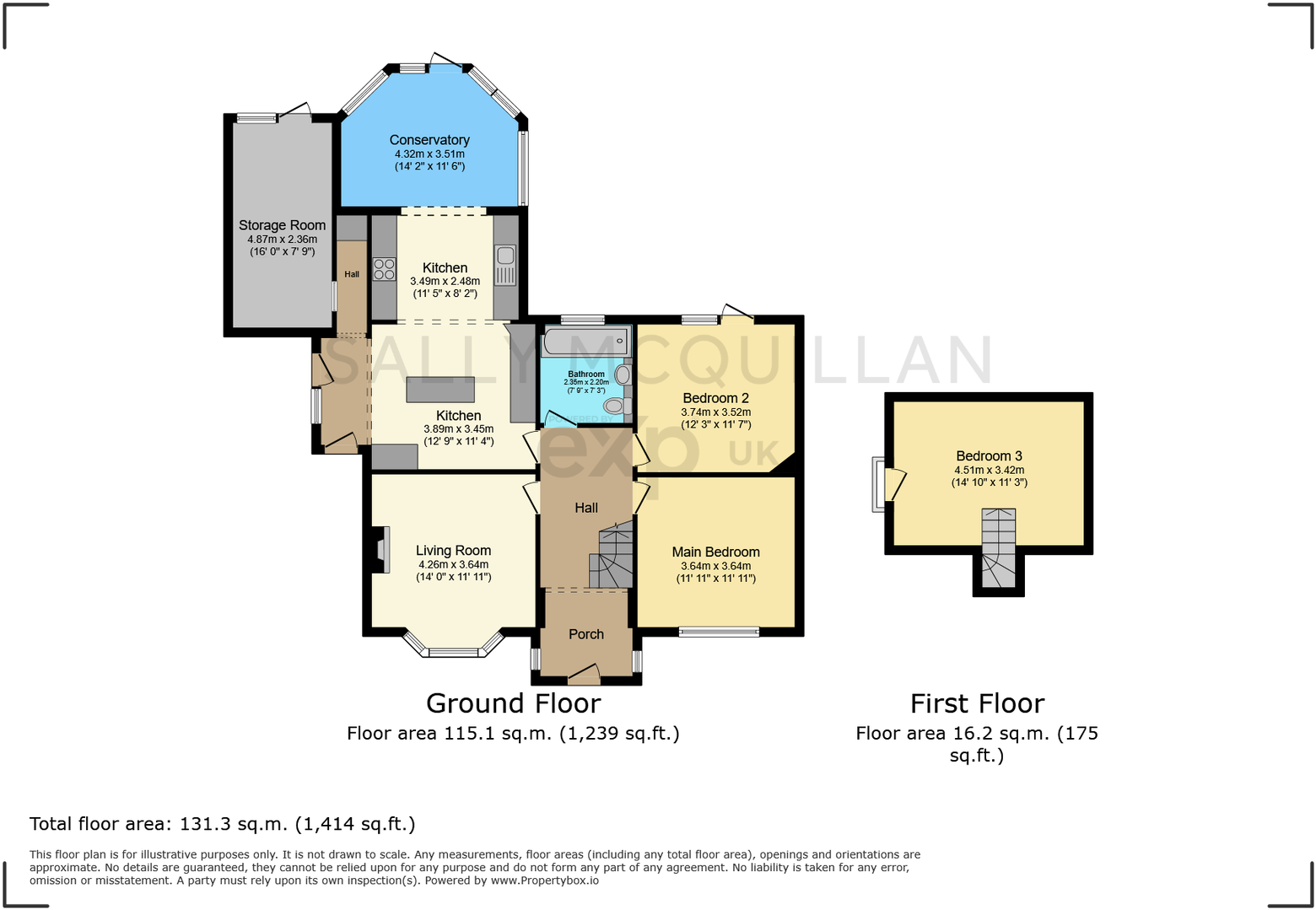 214, Spring Lane, Lambley floorplan