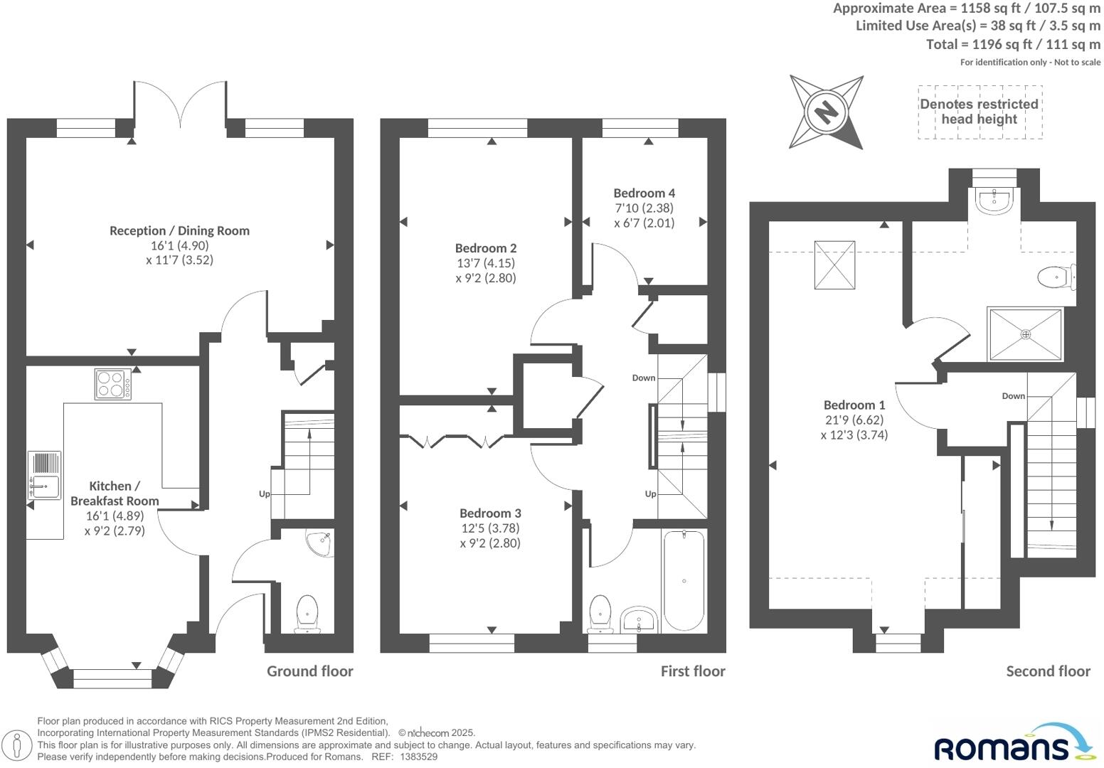 Falcon Way, Bracknell, Berkshire floorplan
