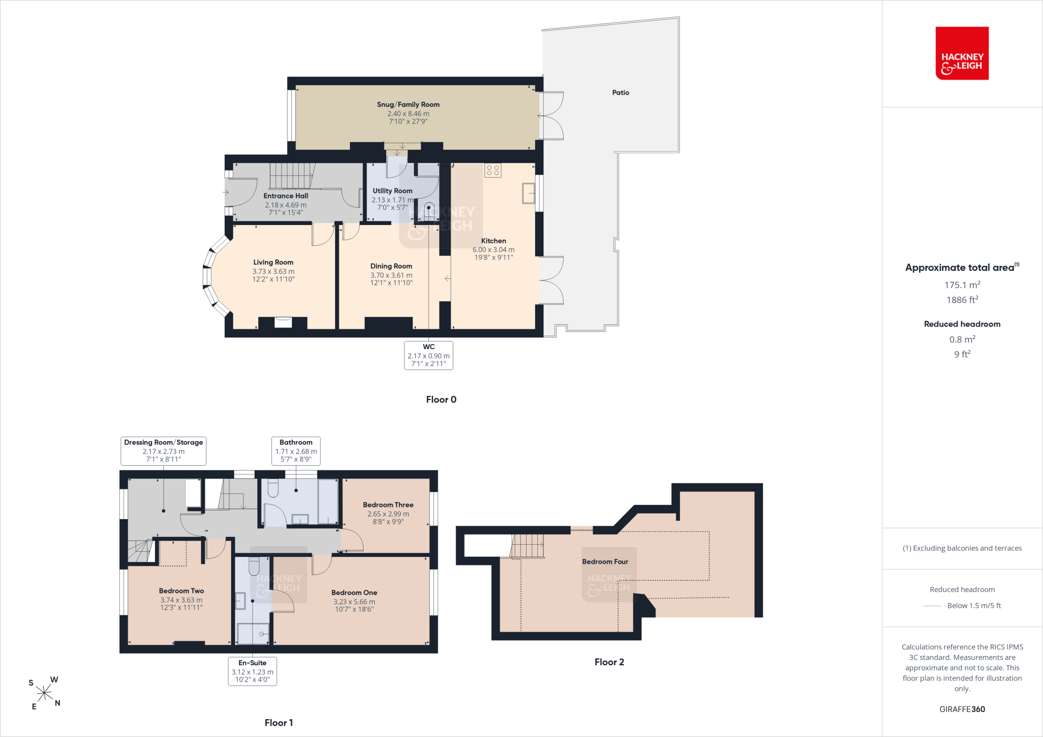 5 Hawthorn Road, Bolton Le Sands, LA5 8EY floorplan