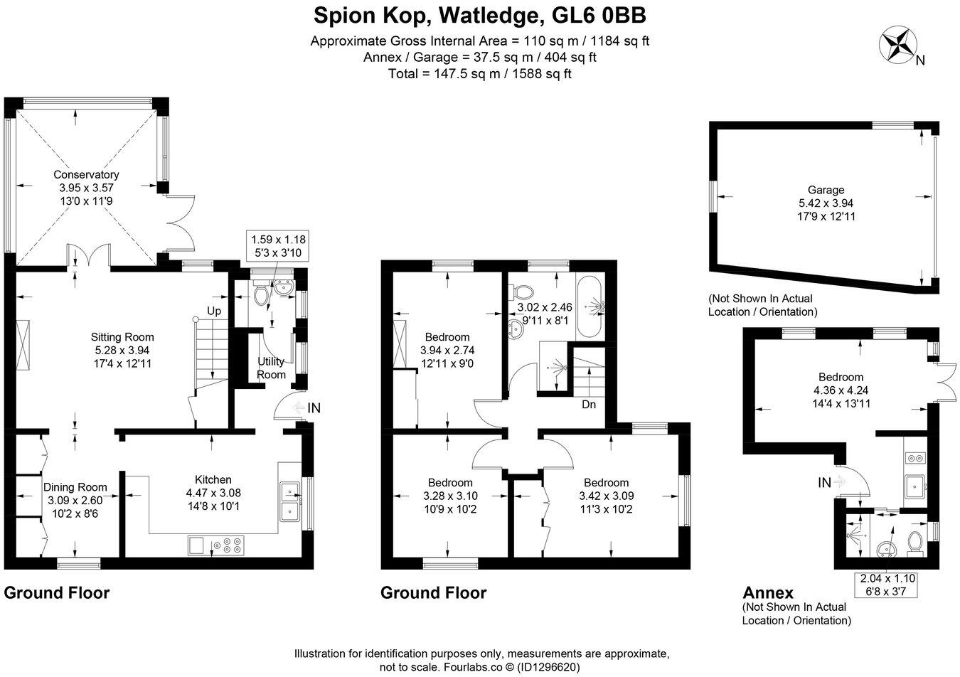 Watledge, Nailsworth, GL6 floorplan