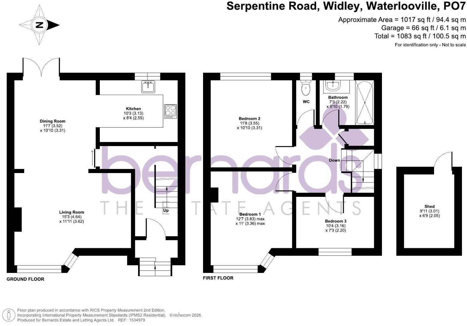 Serpentine Road, Widley, Waterlooville floorplan