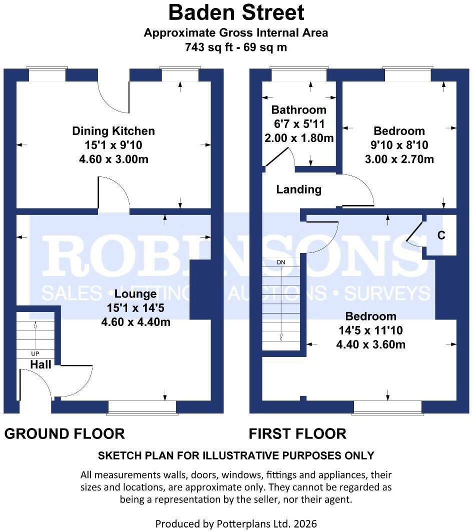 Baden Street, Chester Le Street floorplan