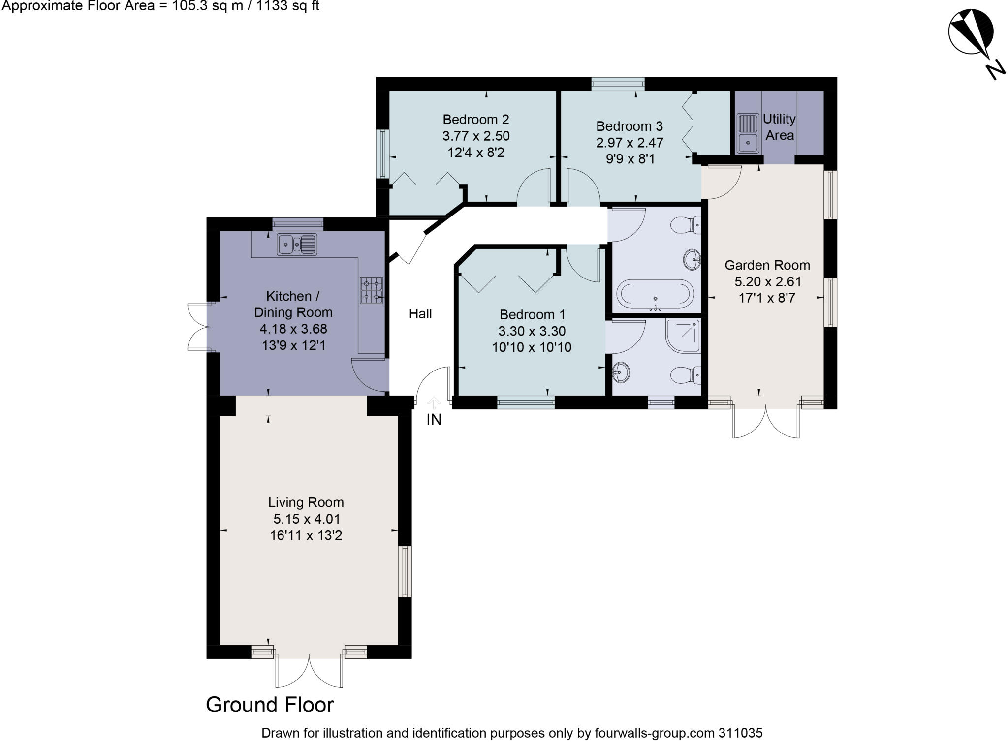 Tillington, Petworth, West Sussex, GU28 floorplan