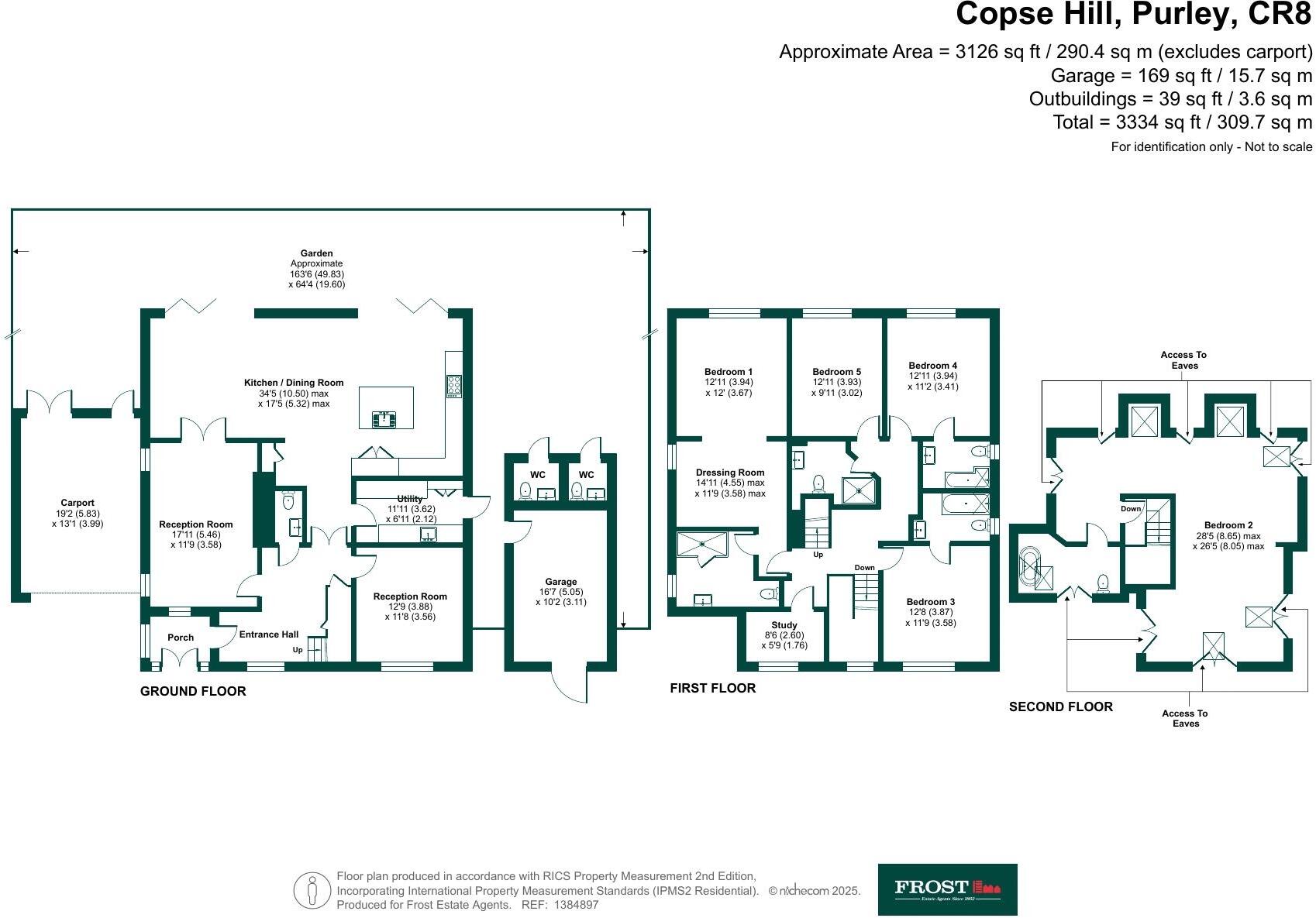 Copse Hill, West Purley floorplan