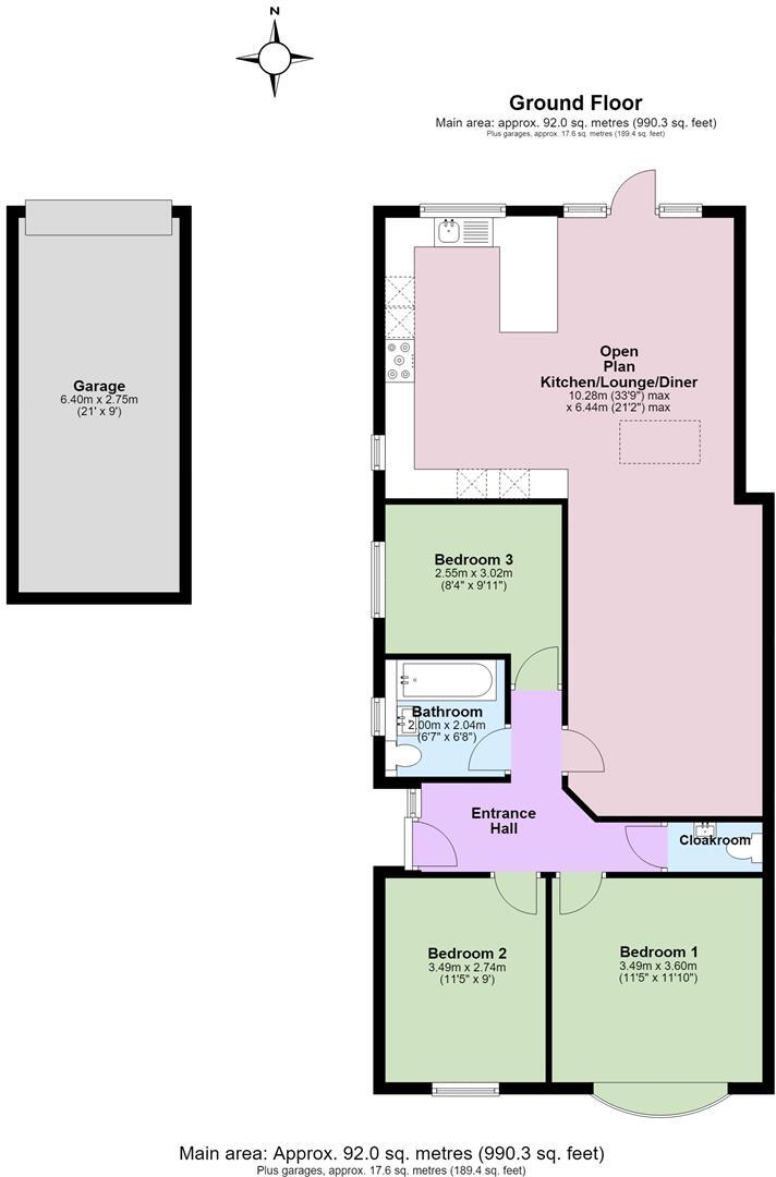 Northwood Road, Whitstable floorplan