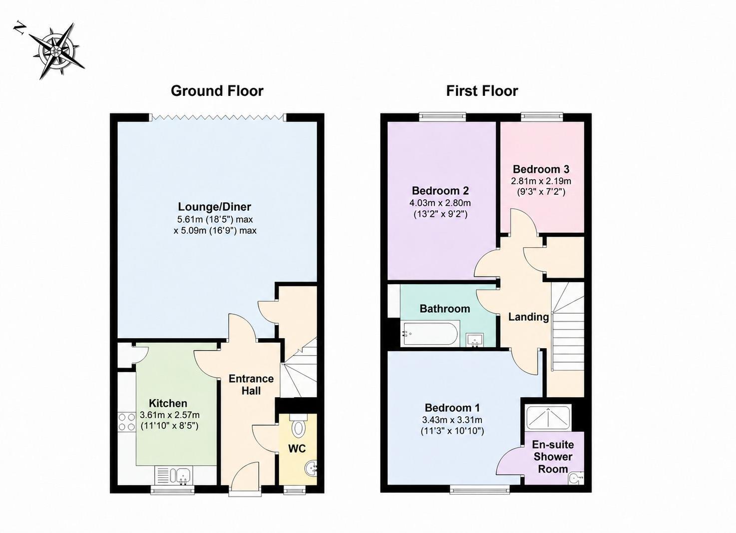 Elm Way, Latchingdon floorplan