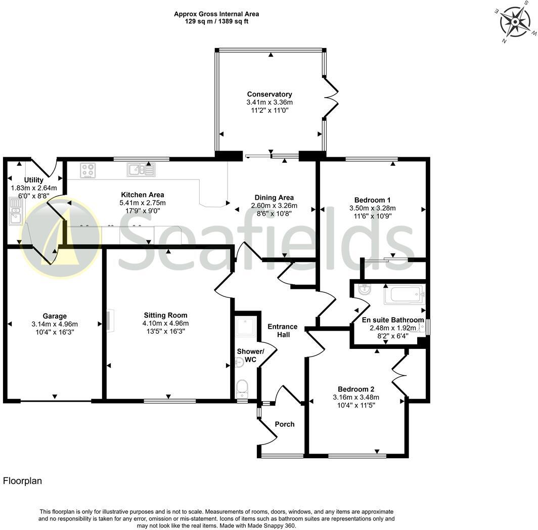 King George V Close, Ryde, PO33 3DE floorplan