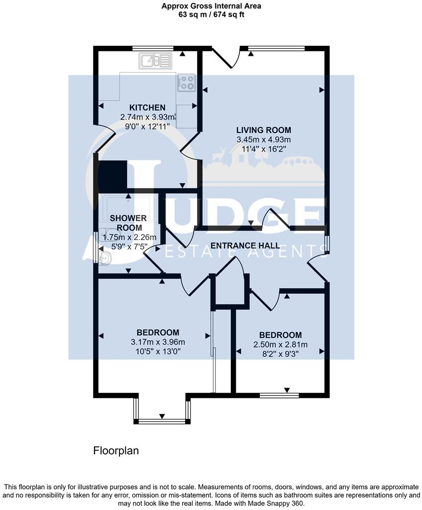 The Laurels, Markfield floorplan