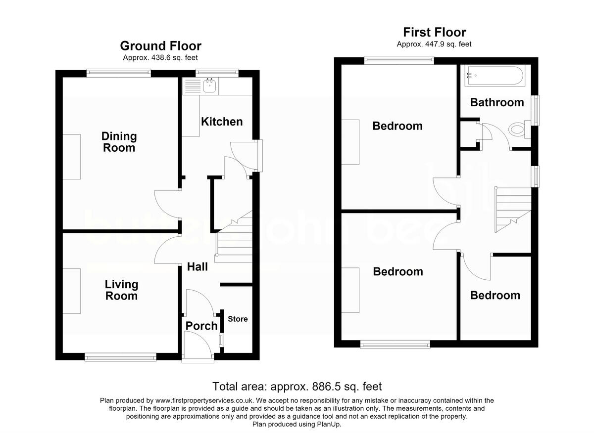 Bemersley Road, Ball Green, ST6 8AS floorplan