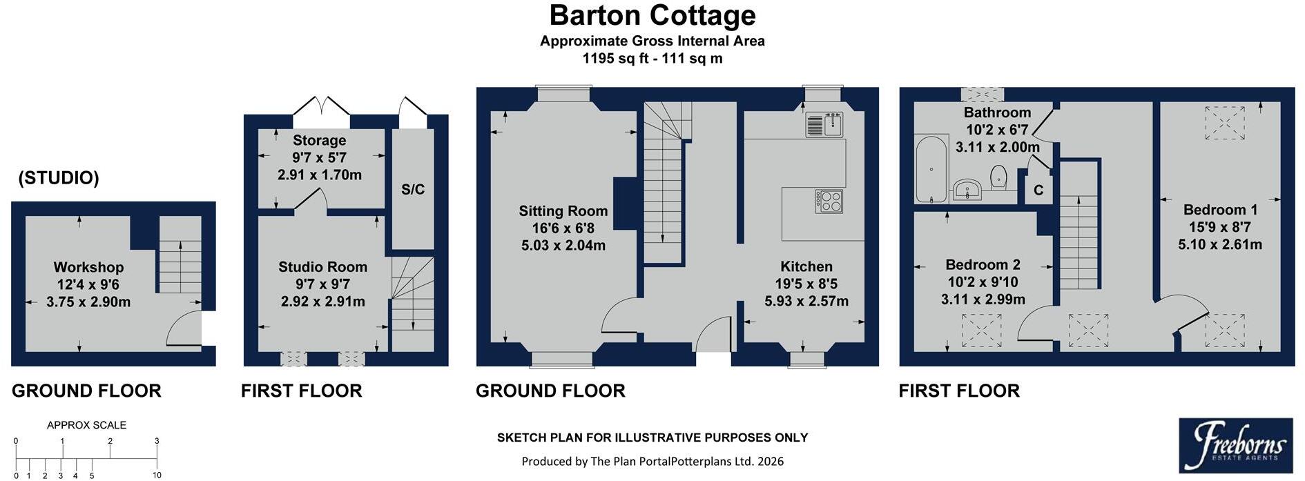 East Cornworthy, Totnes floorplan