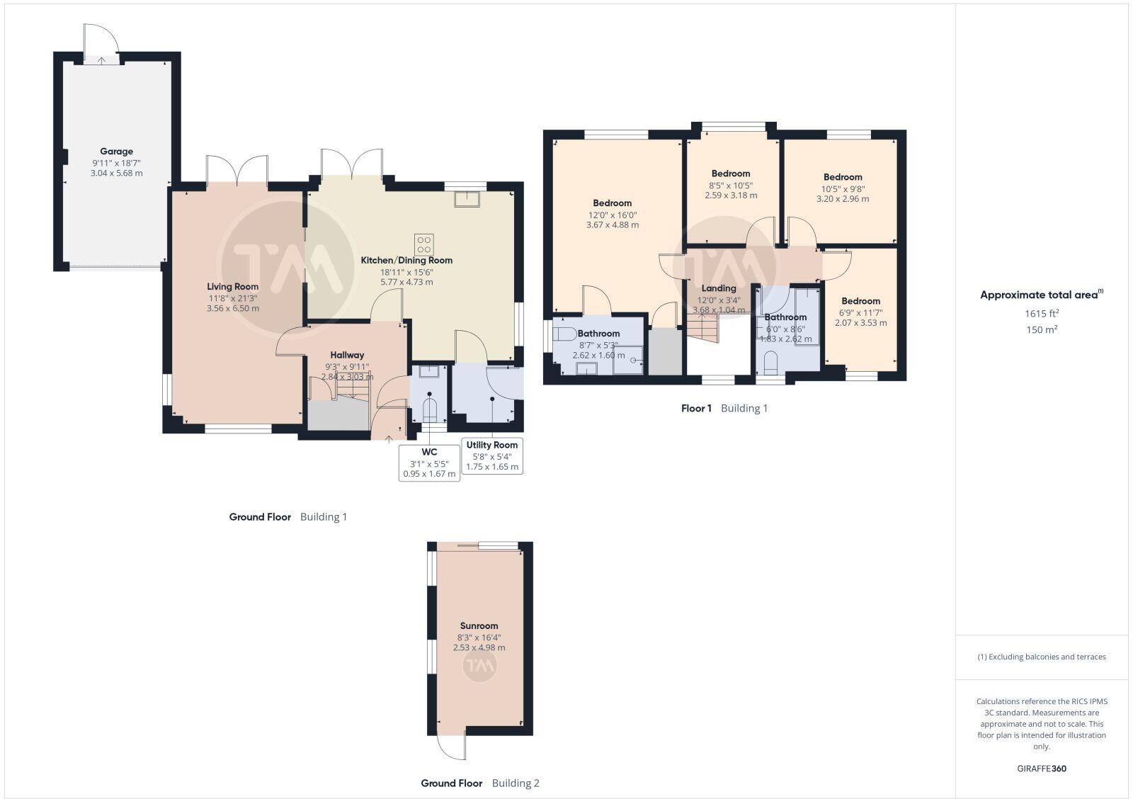 Gardeners Lane, Hartford, Huntingdon, Cambridgeshire, PE29 floorplan