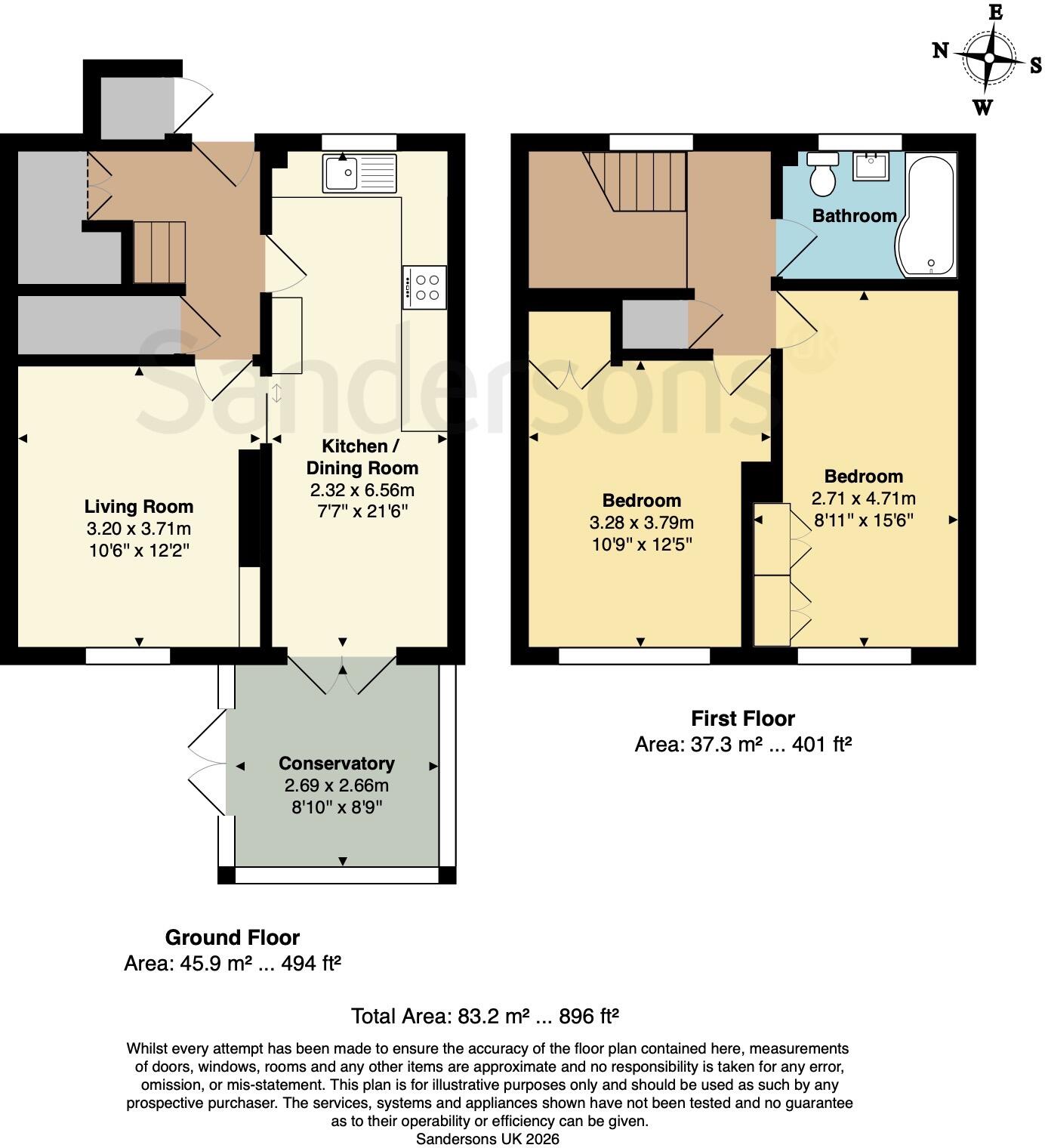 Bushy Royds, Willesborough floorplan