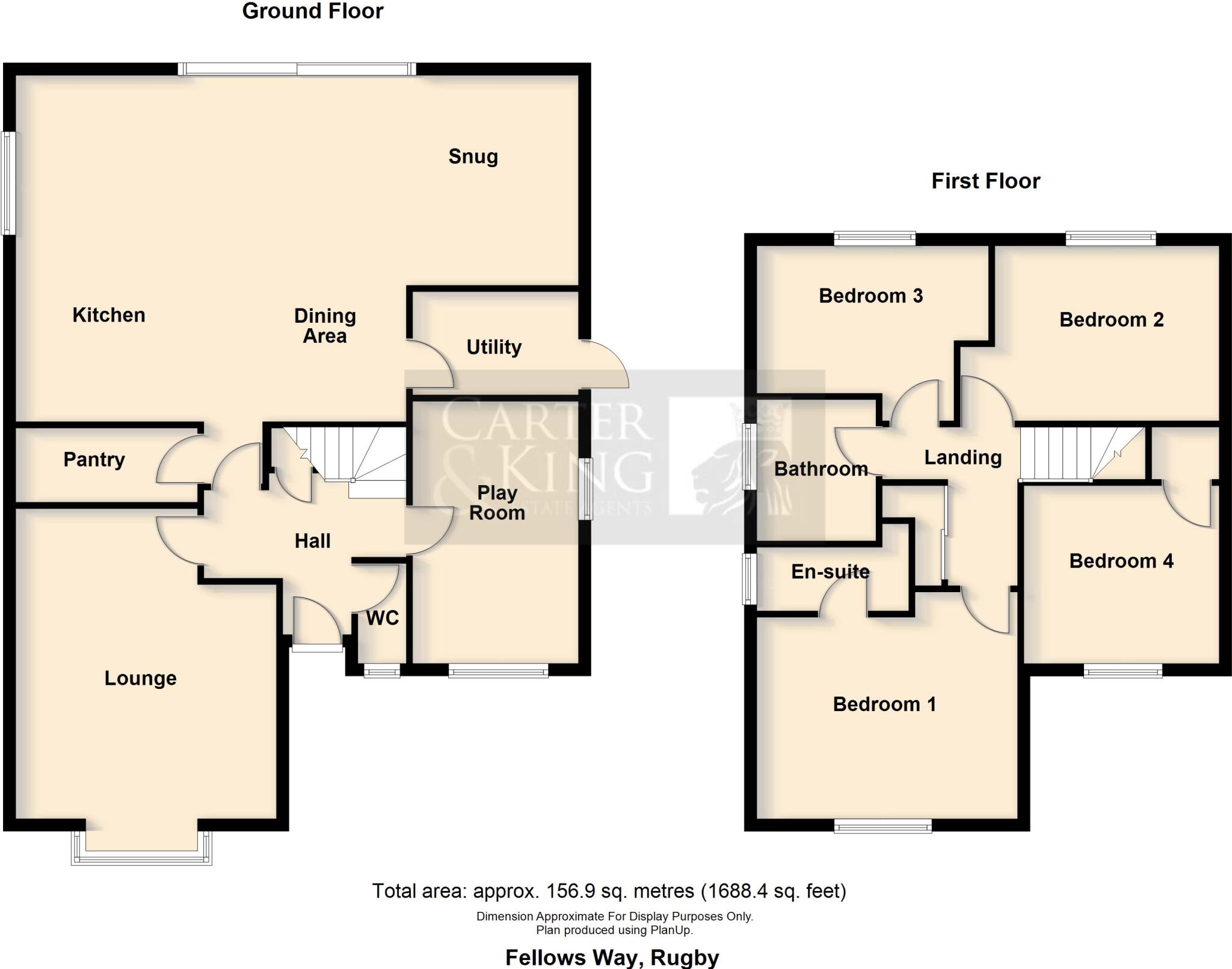 Fellows Way, Hillmorton, Rugby floorplan
