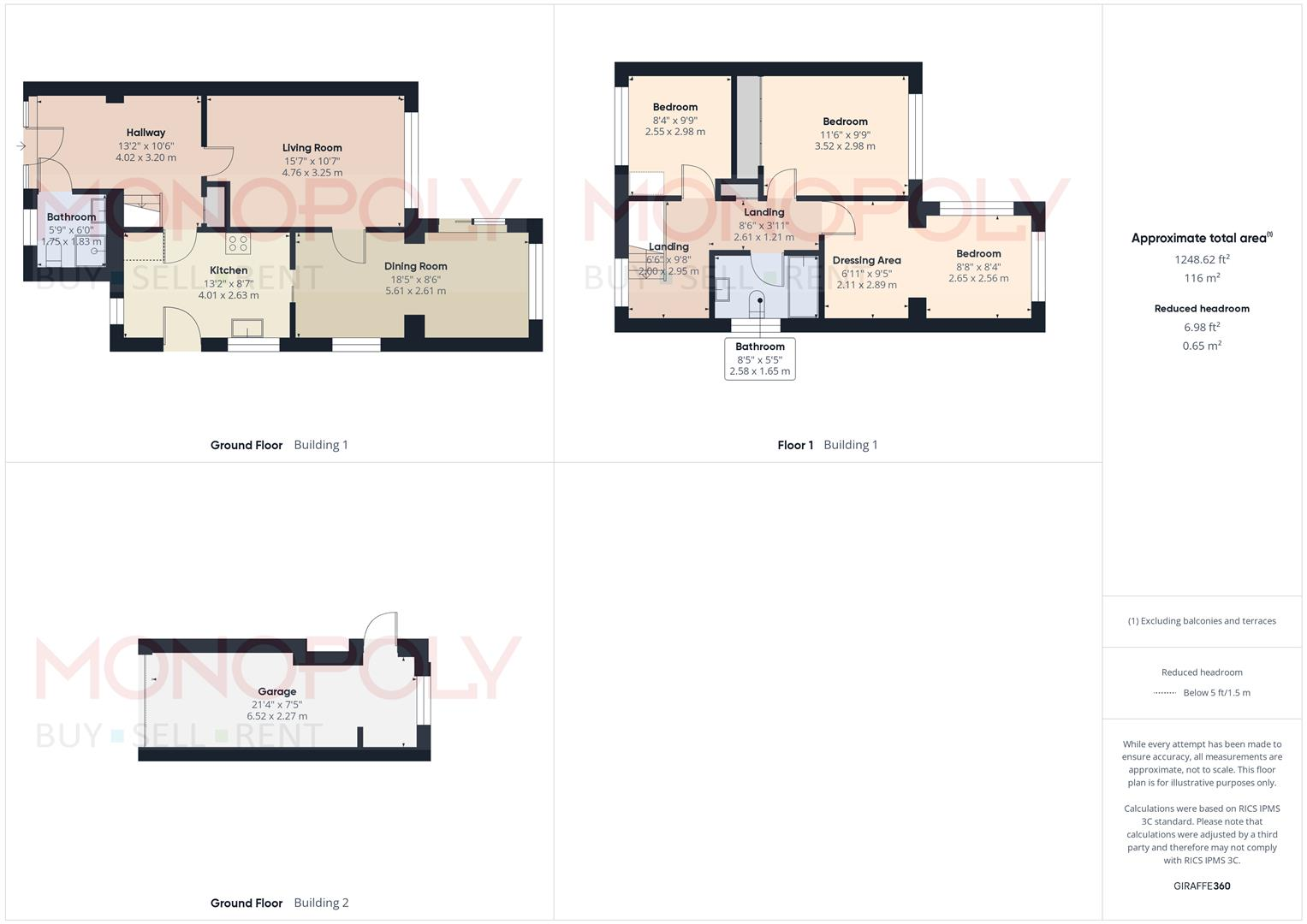 Ffordd Mon, Wrexham floorplan