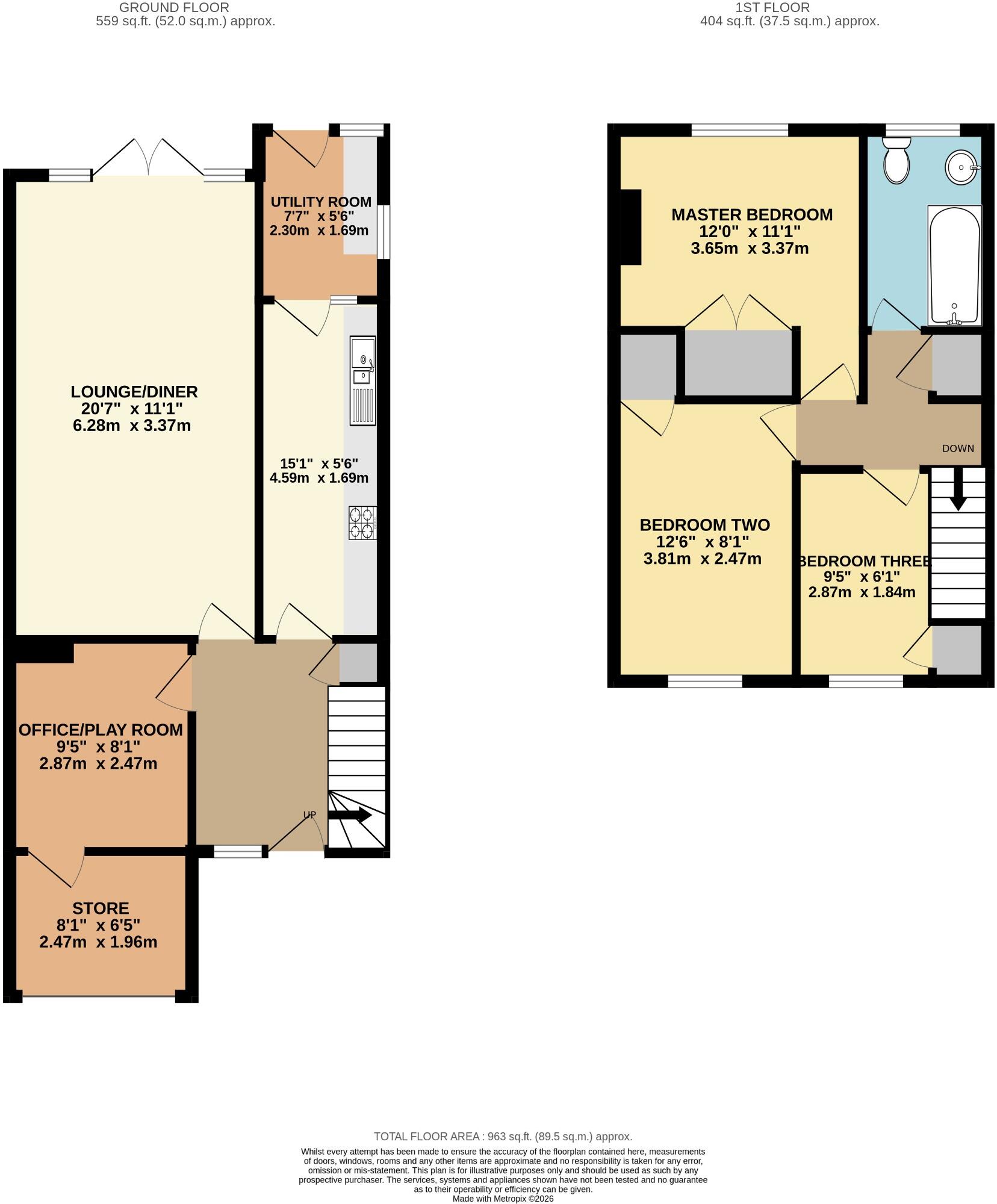 Sholing! No Forward Chain! Driveway! Downstairs Study! floorplan