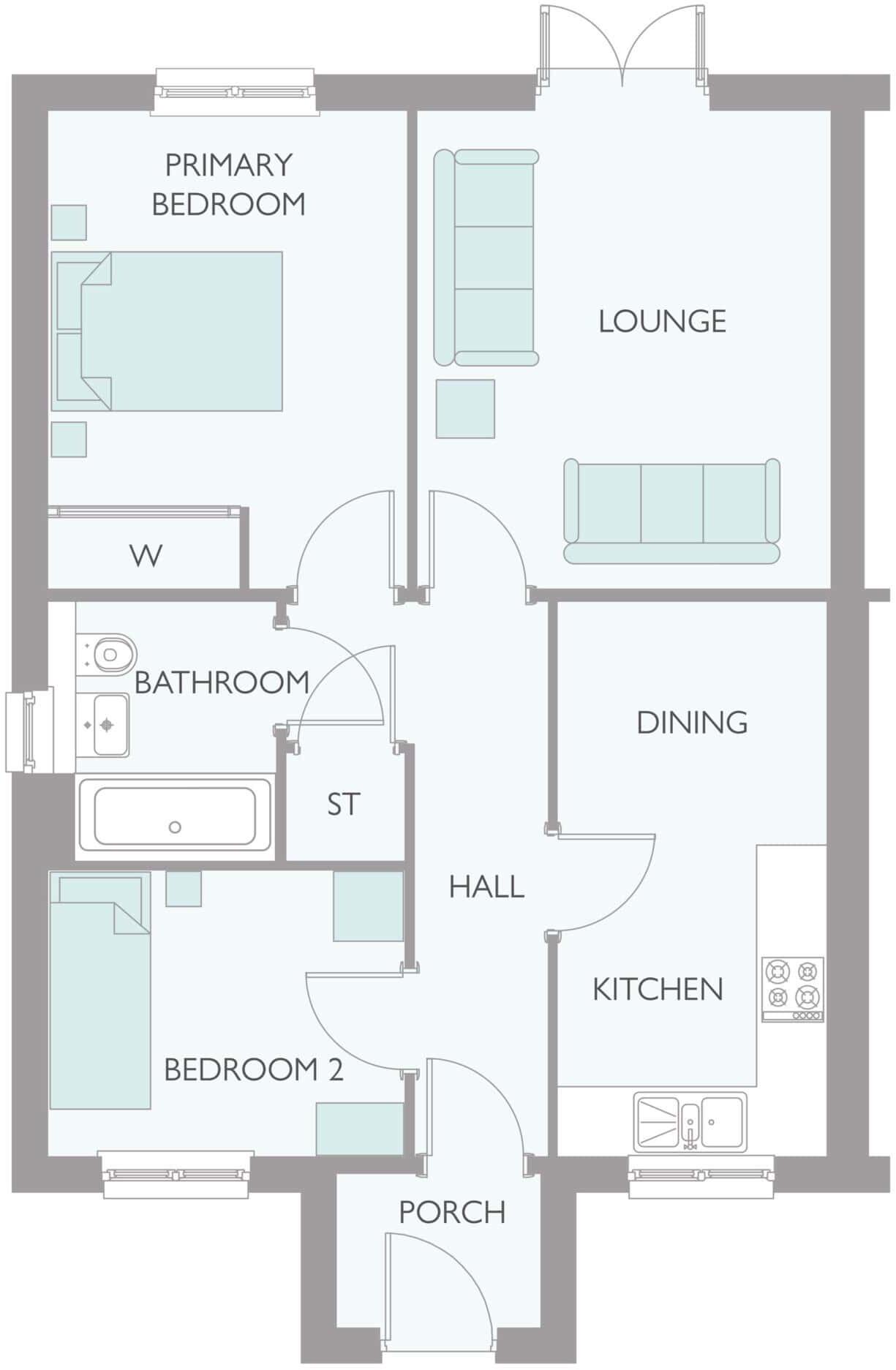 Syke Road, 
Burnopfield, 
NE16 6AU
 floorplan