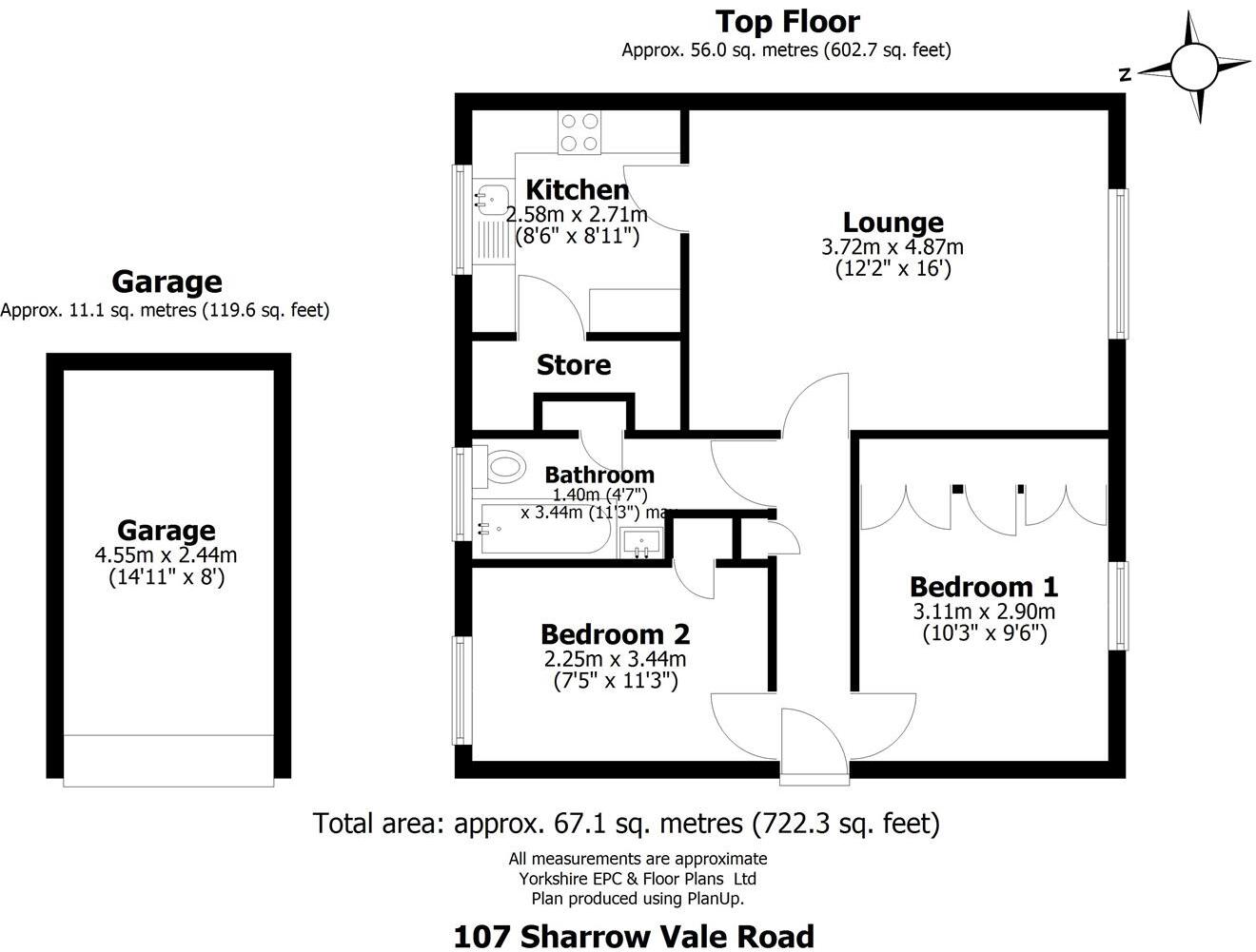 107 Sharrow Vale Road, Sharrow Vale, S11 8YZ floorplan