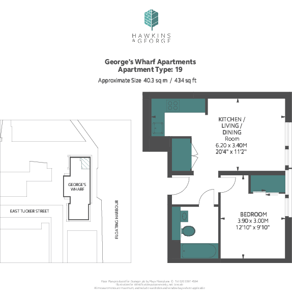 Hawkins & George, Bristol Bristol BS1 floorplan