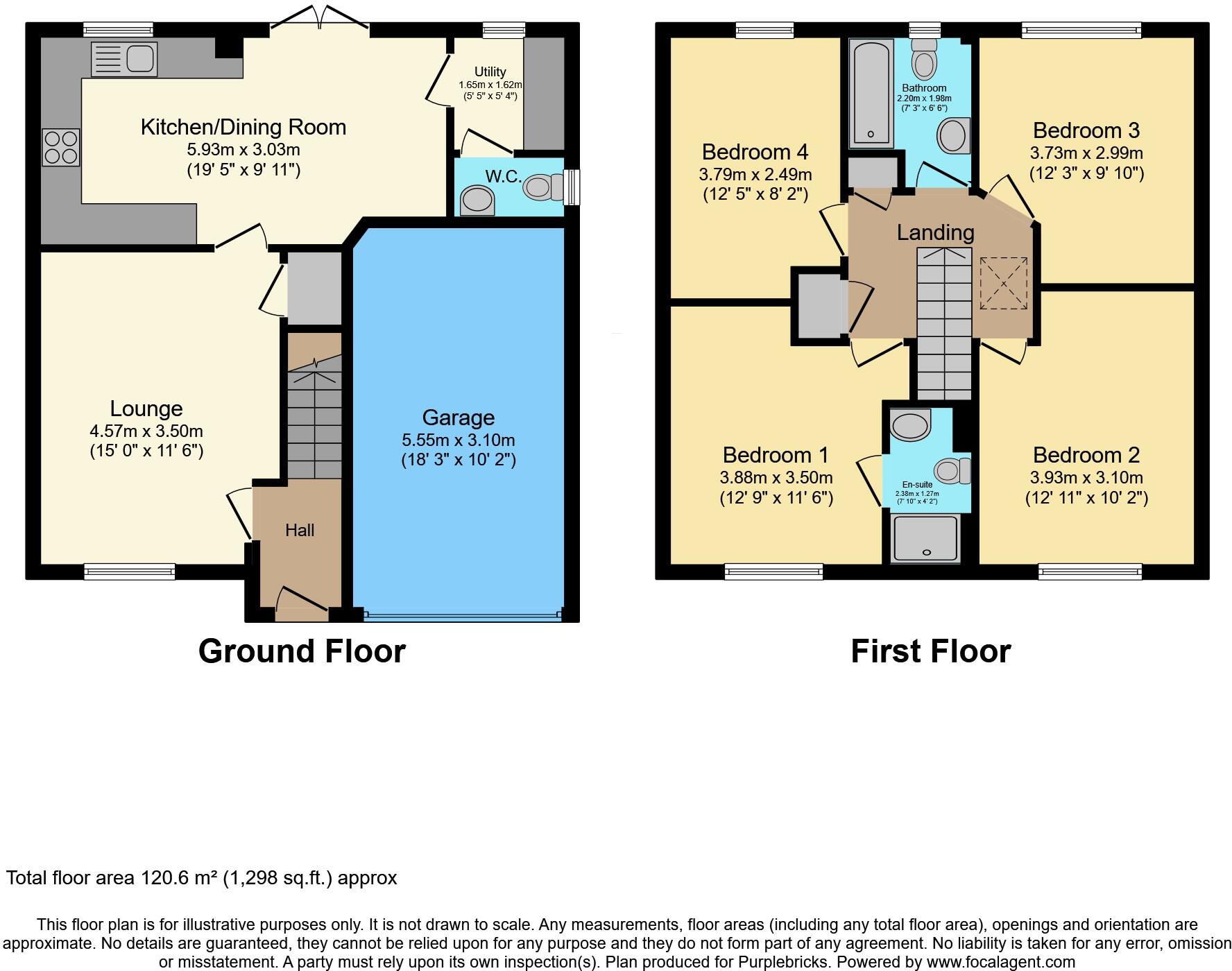 Palace Lane, Chesterfield, S43 floorplan