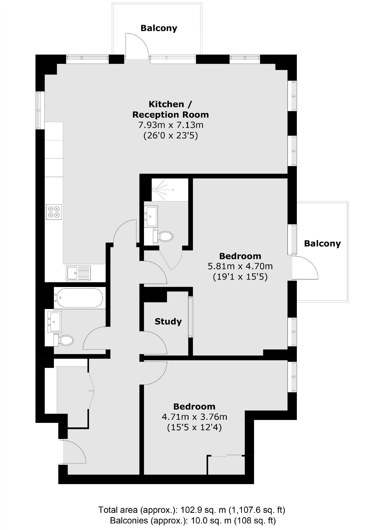 Swan Street, Old Isleworth floorplan