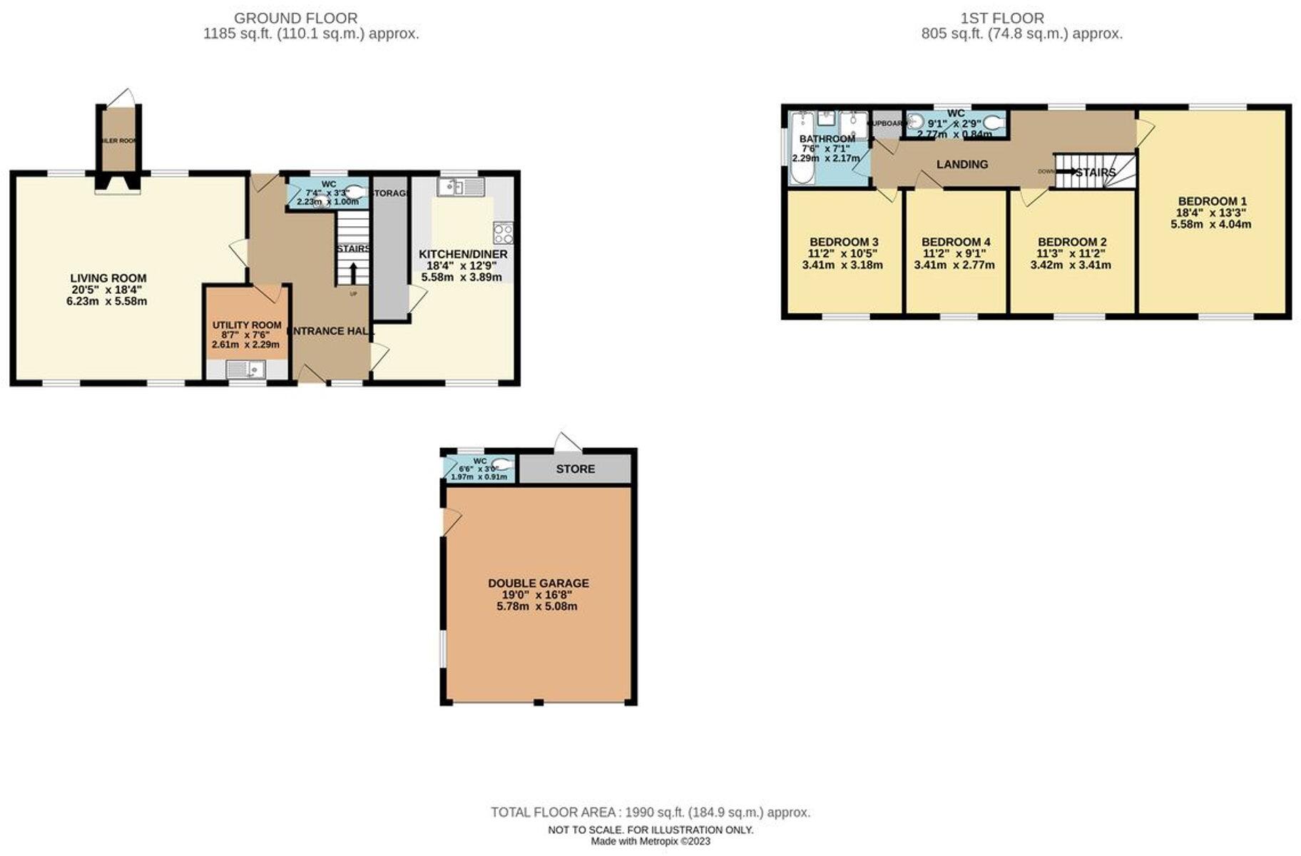 Main Road, Highley, WV16 floorplan