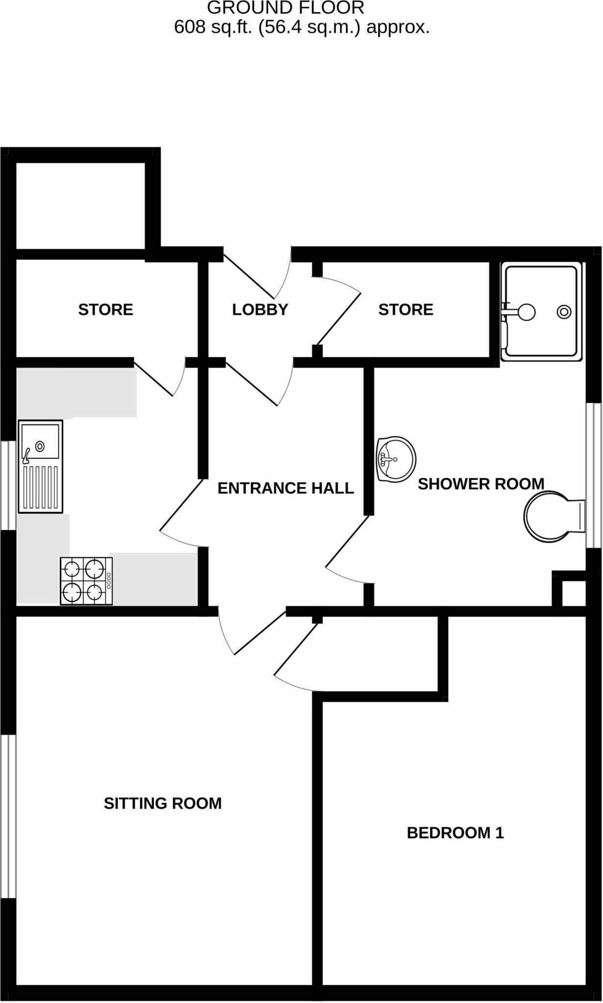 6 Williams Street, Parkgate, Rotherham, South Yorkshire S62 6AZ floorplan