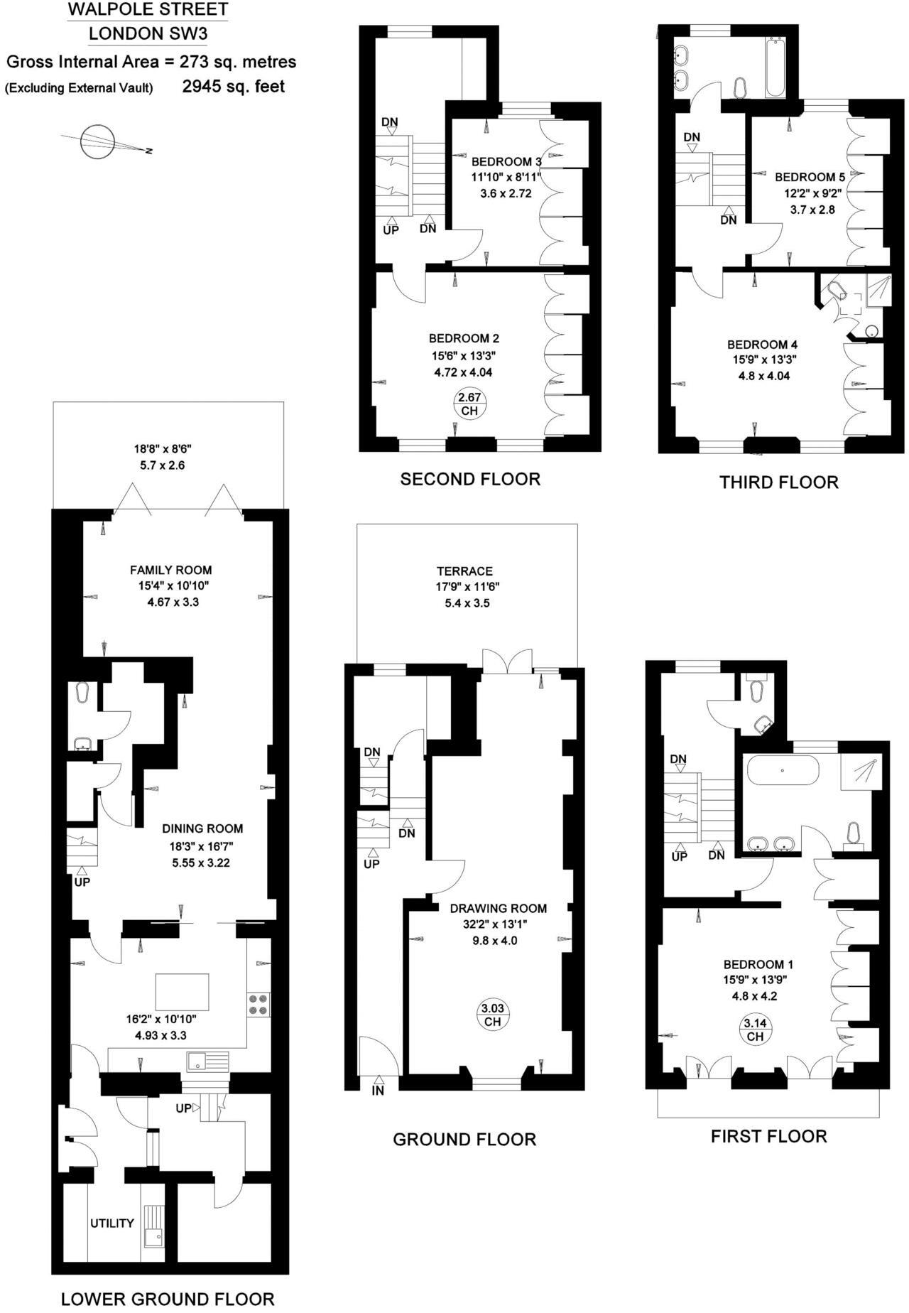 Walpole Street, Chelsea SW3 floorplan