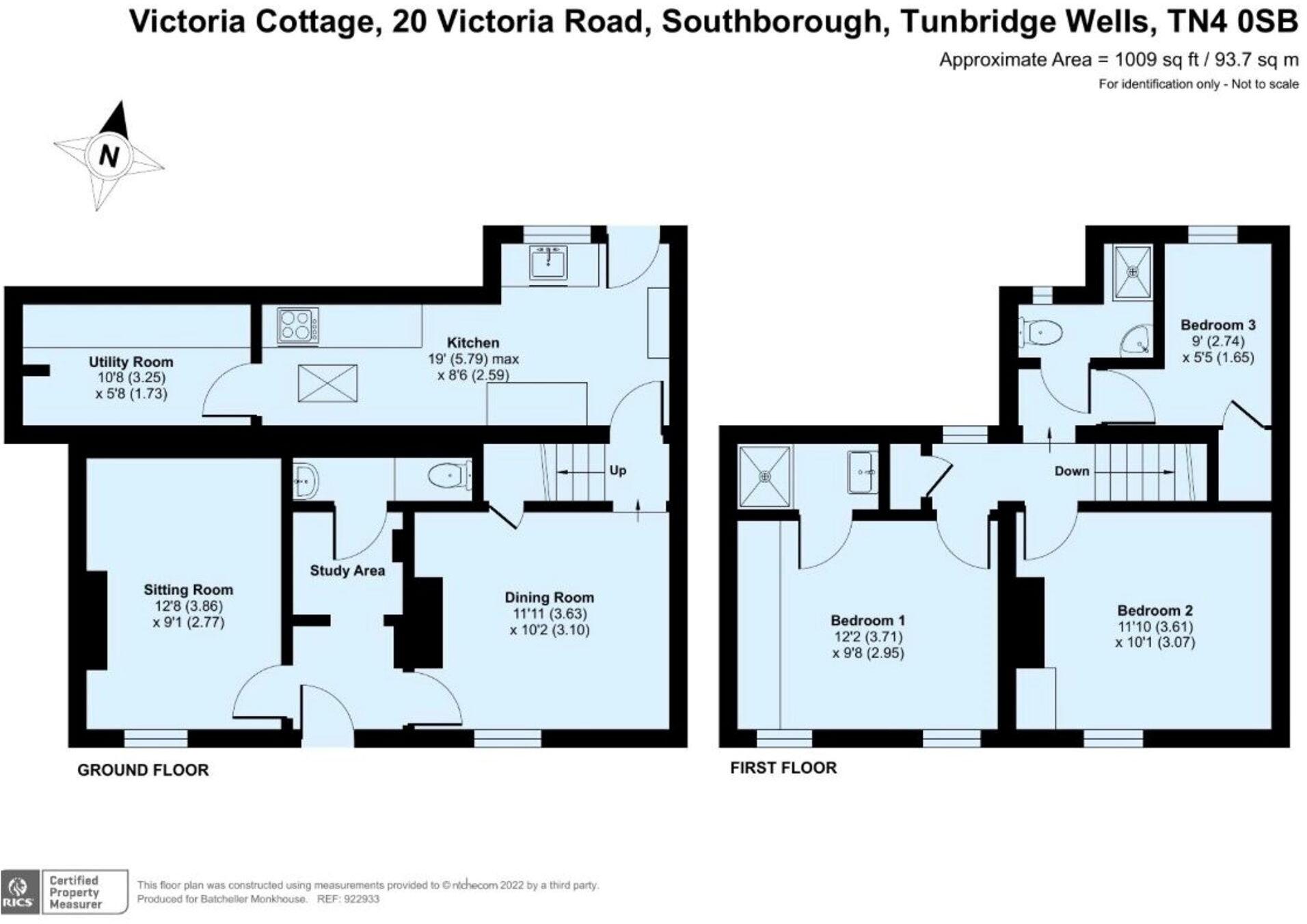 Victoria Road, Southborough, TN4 floorplan