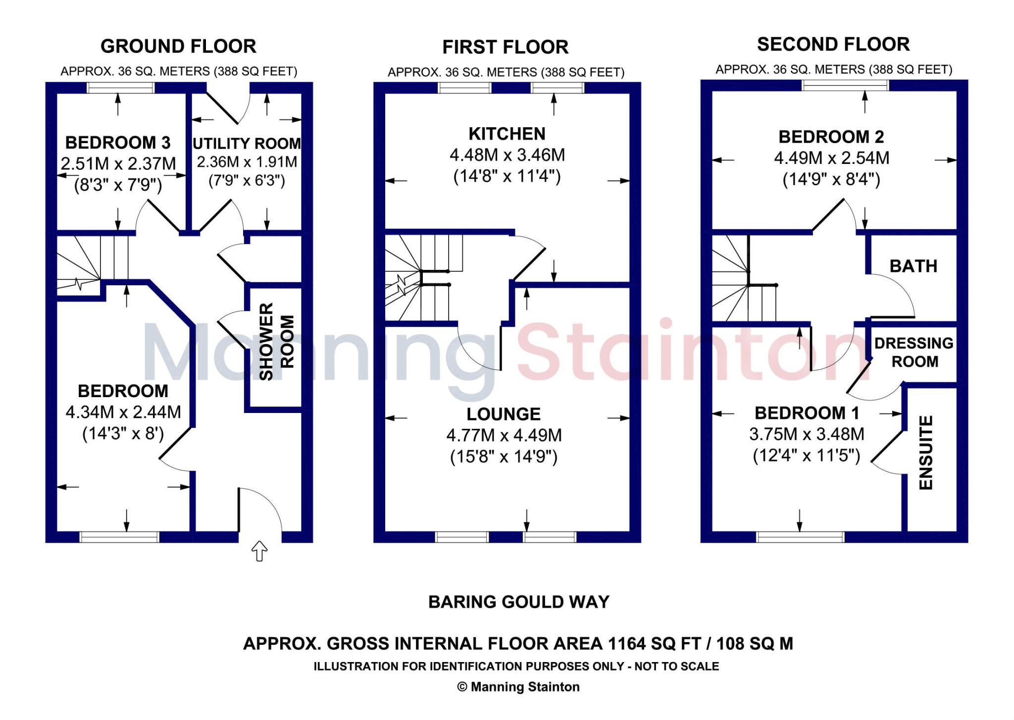 Baring Gould Way, Horbury, Wakefield, West Yorkshire floorplan