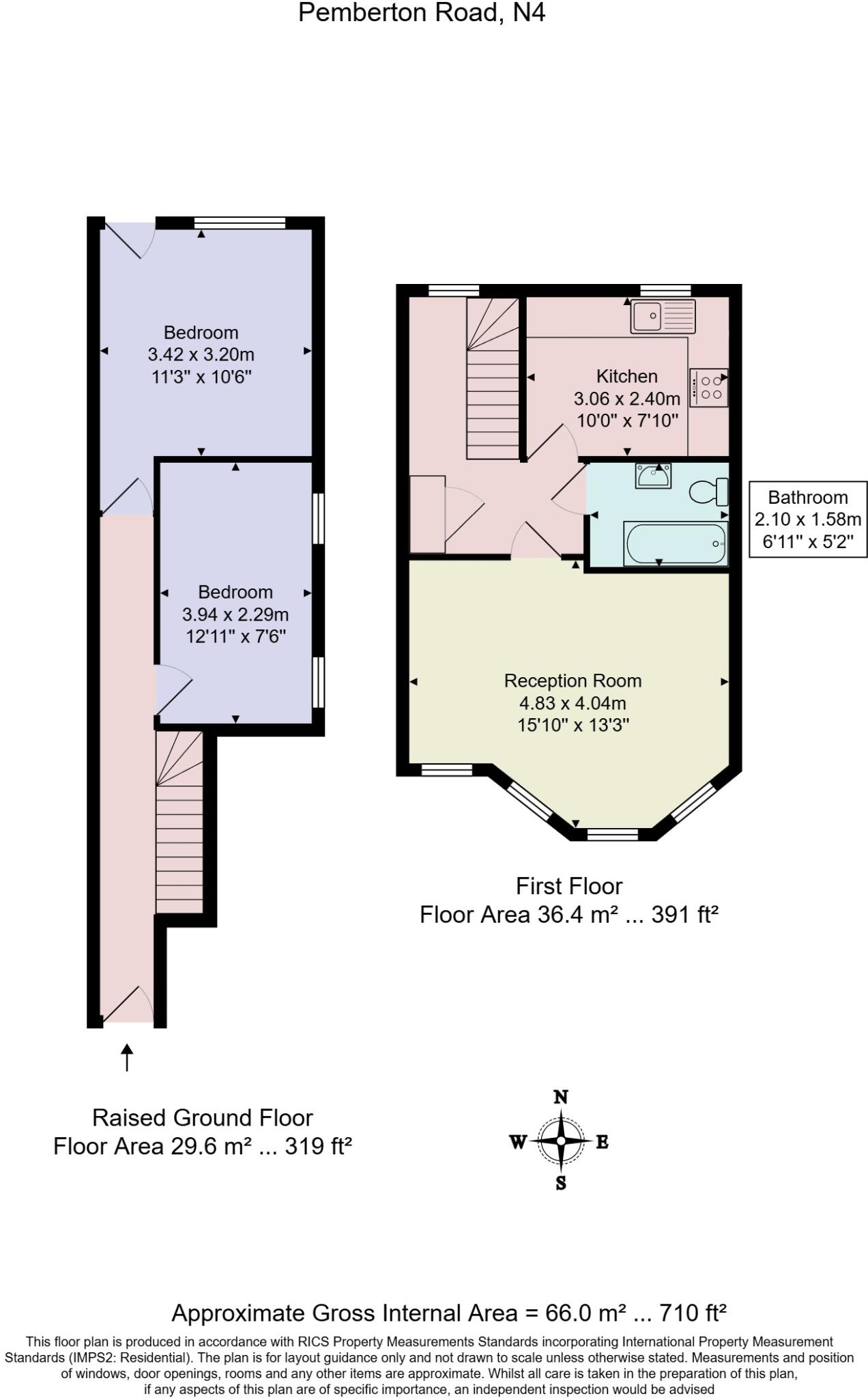 Pemberton Road, Harringay, London, N4 floorplan