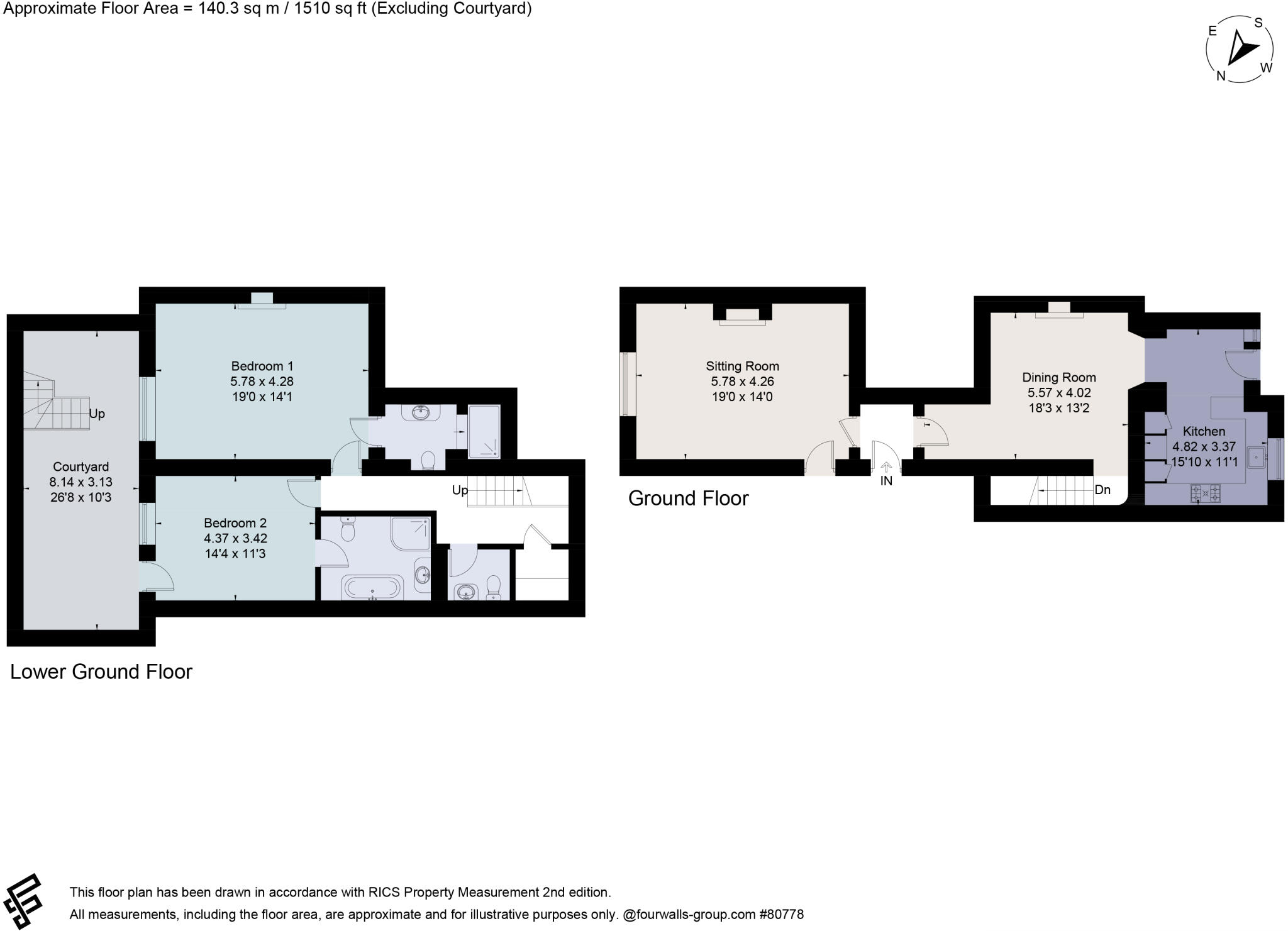 Apartment 1, 1 Sion Hill Place, Bath, Somerset, BA1 floorplan