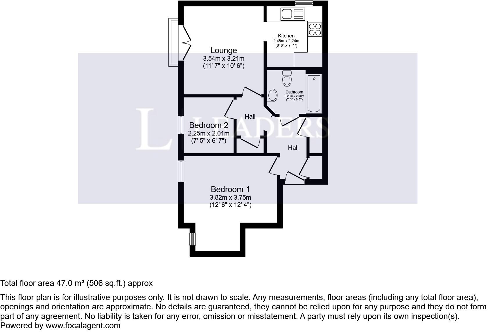 Pound House, St. James's Street, PO1 floorplan