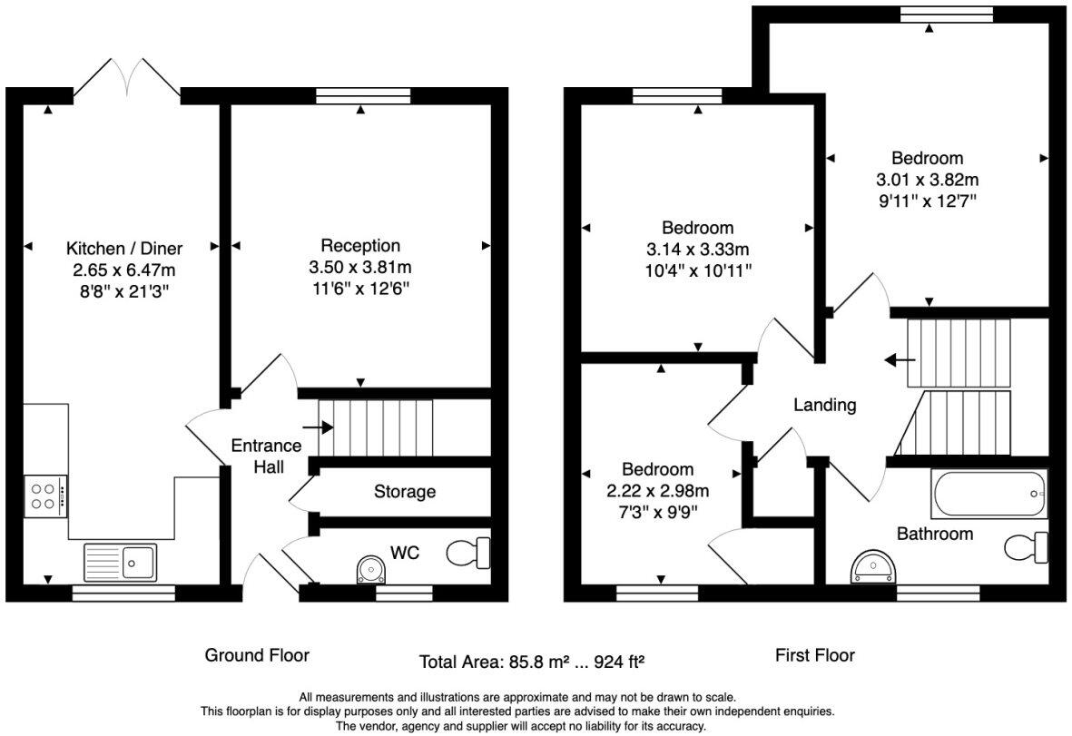 Thurncourt Gardens, Scraptoft, Leicester floorplan