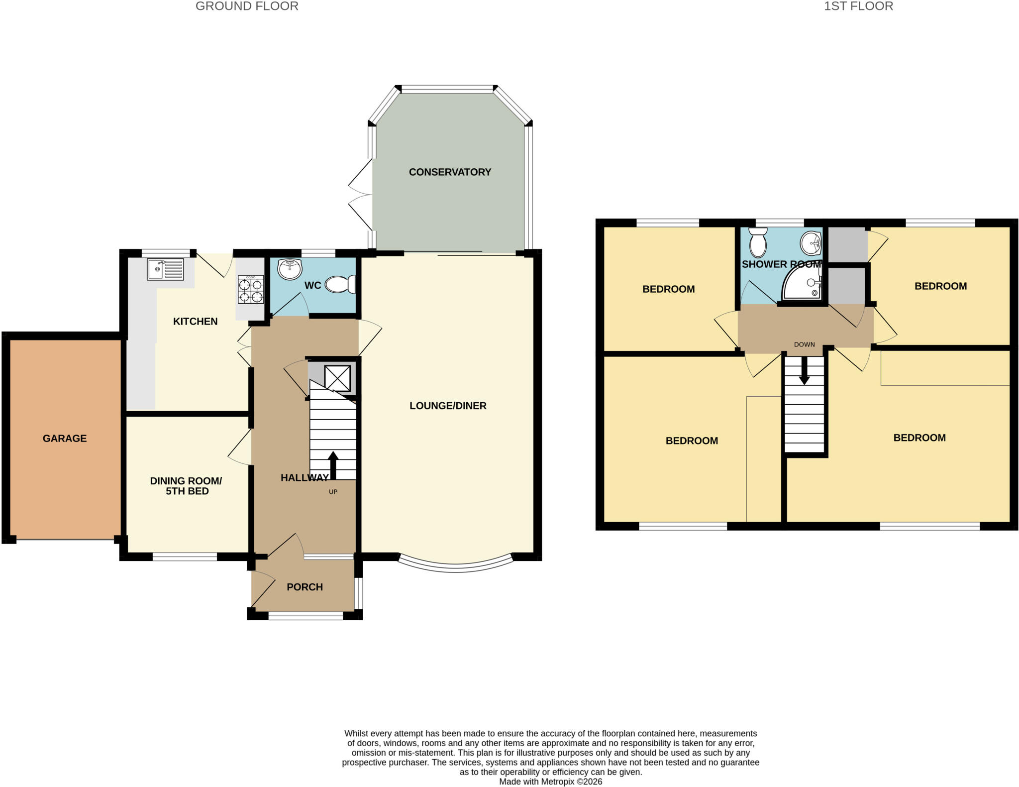 Brecon Rise, Pant, Merthyr Tydfil floorplan