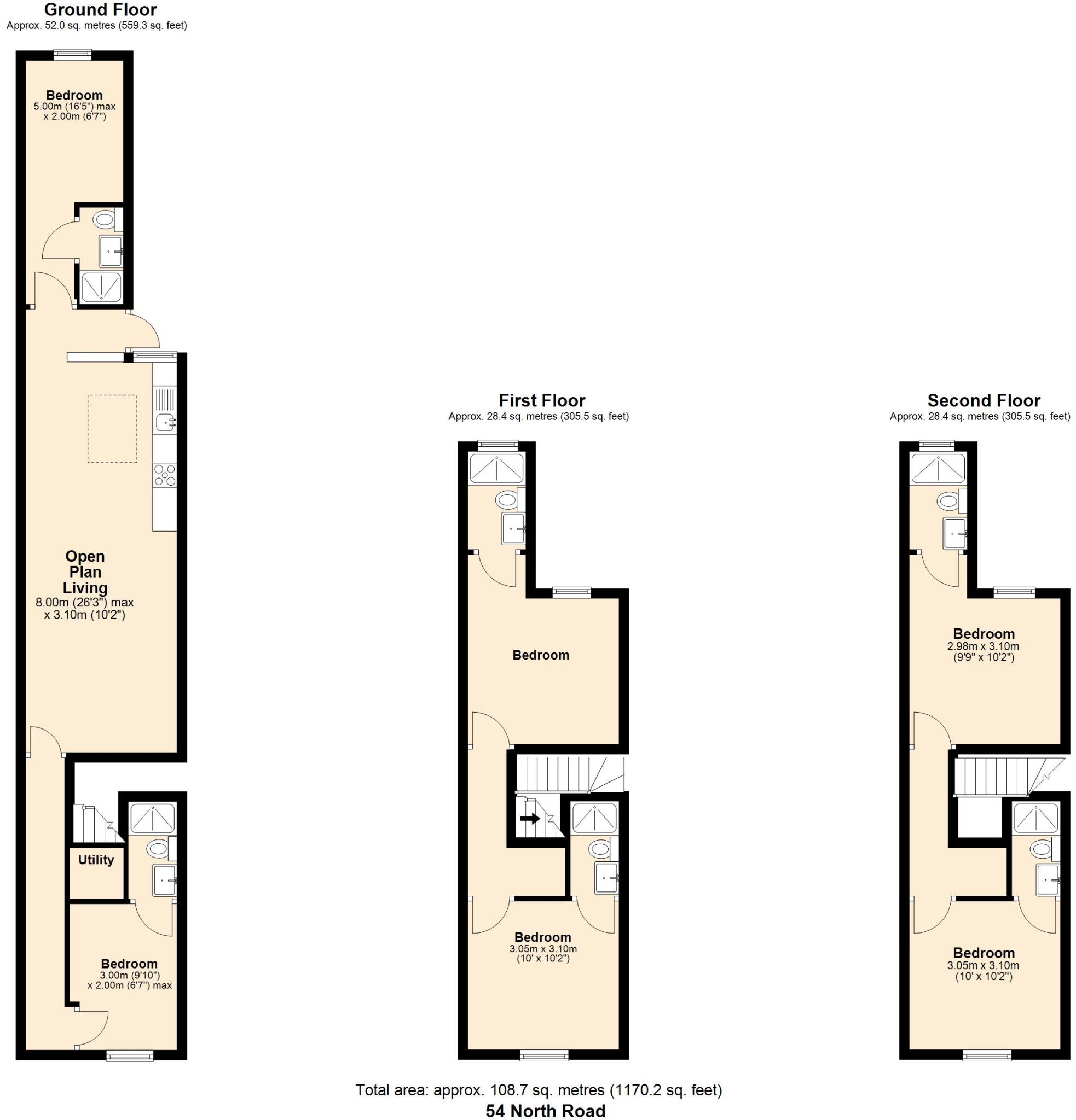 North Road, Selly Oak, Birmingham floorplan