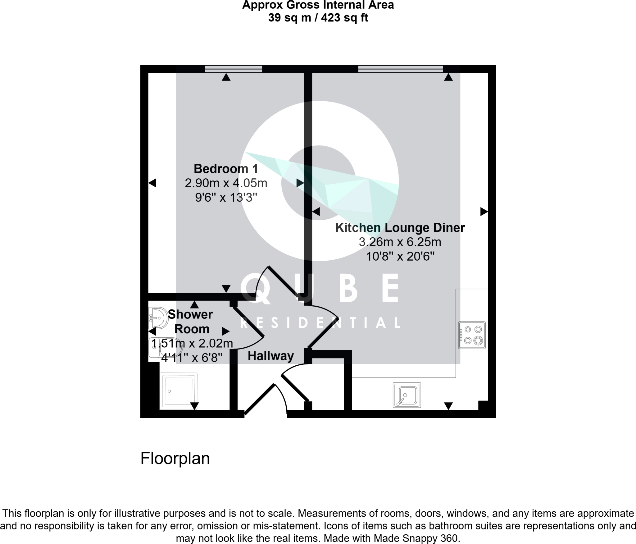 The Exchange, 8 Elmira Way, Salford, Greater Manchester, M5 floorplan