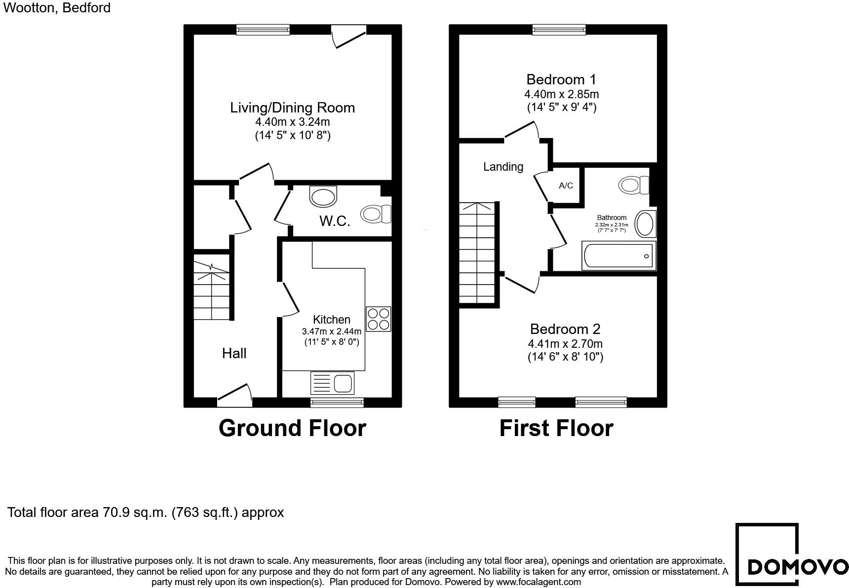 Johnson Avenue, Wootton, Bedford floorplan