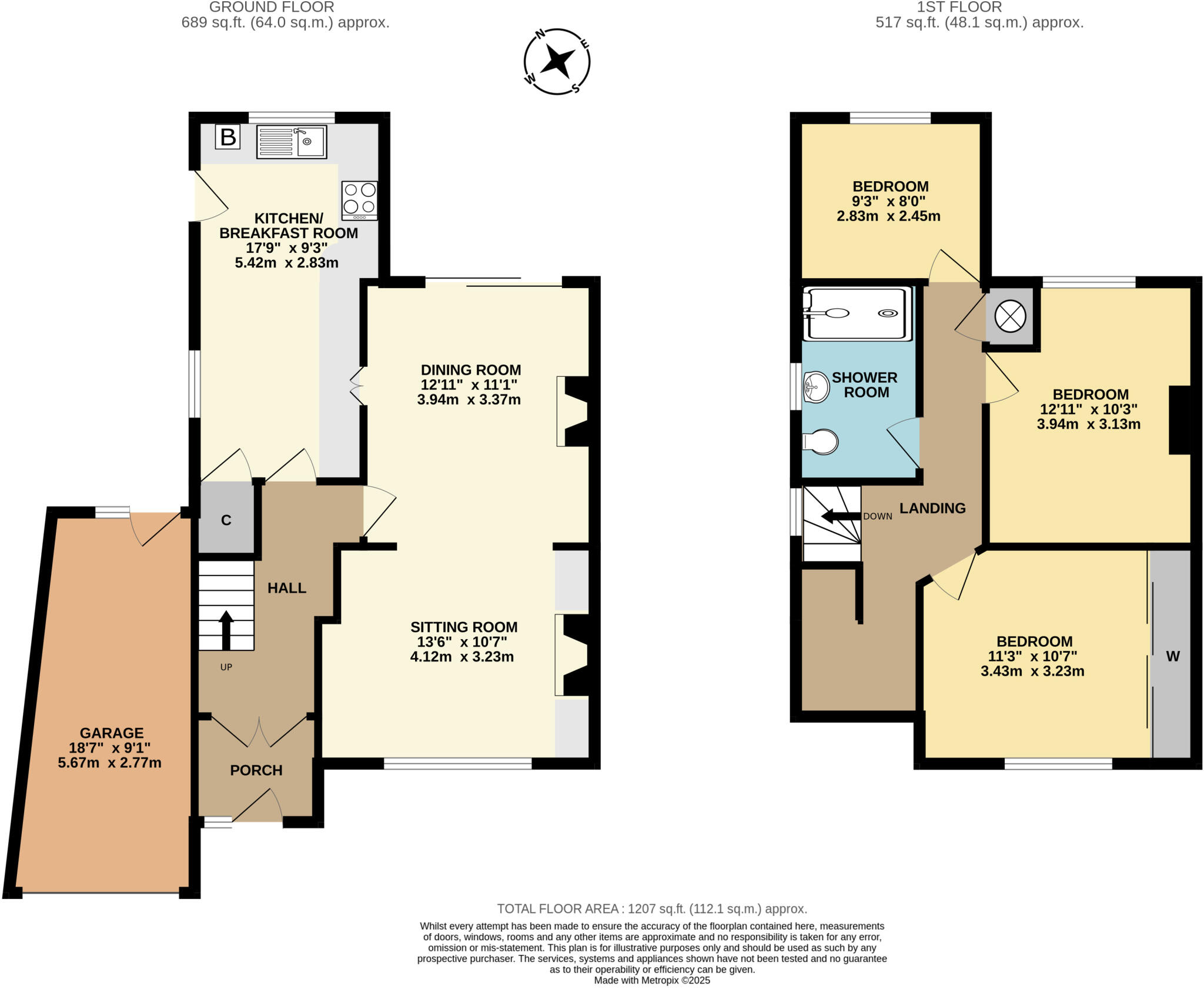 Penarth, Siddington Road, Cirencester, Gloucestershire GL7 1PD floorplan