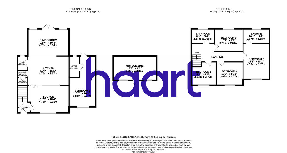Retford Road, Harold Hill floorplan
