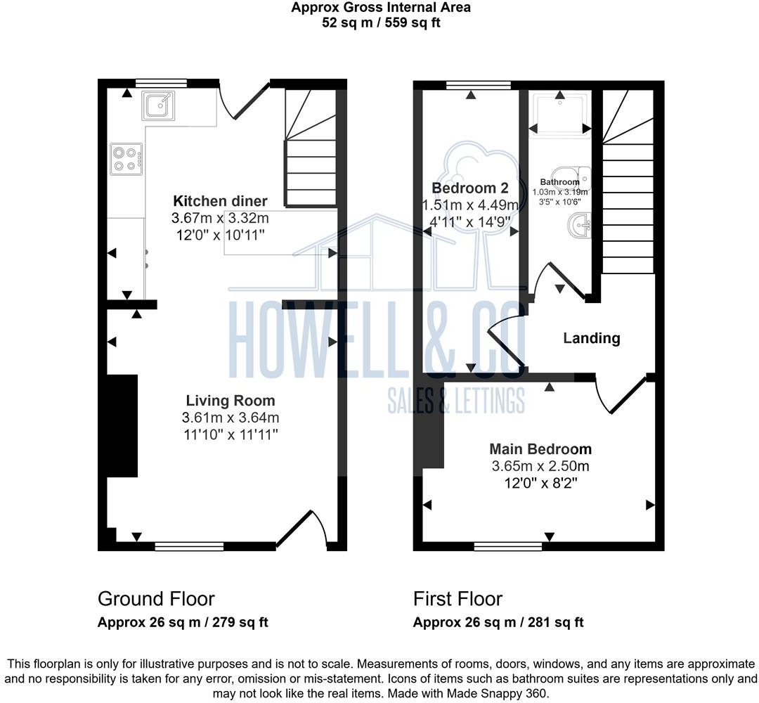 Cumberland Street, Warrington floorplan