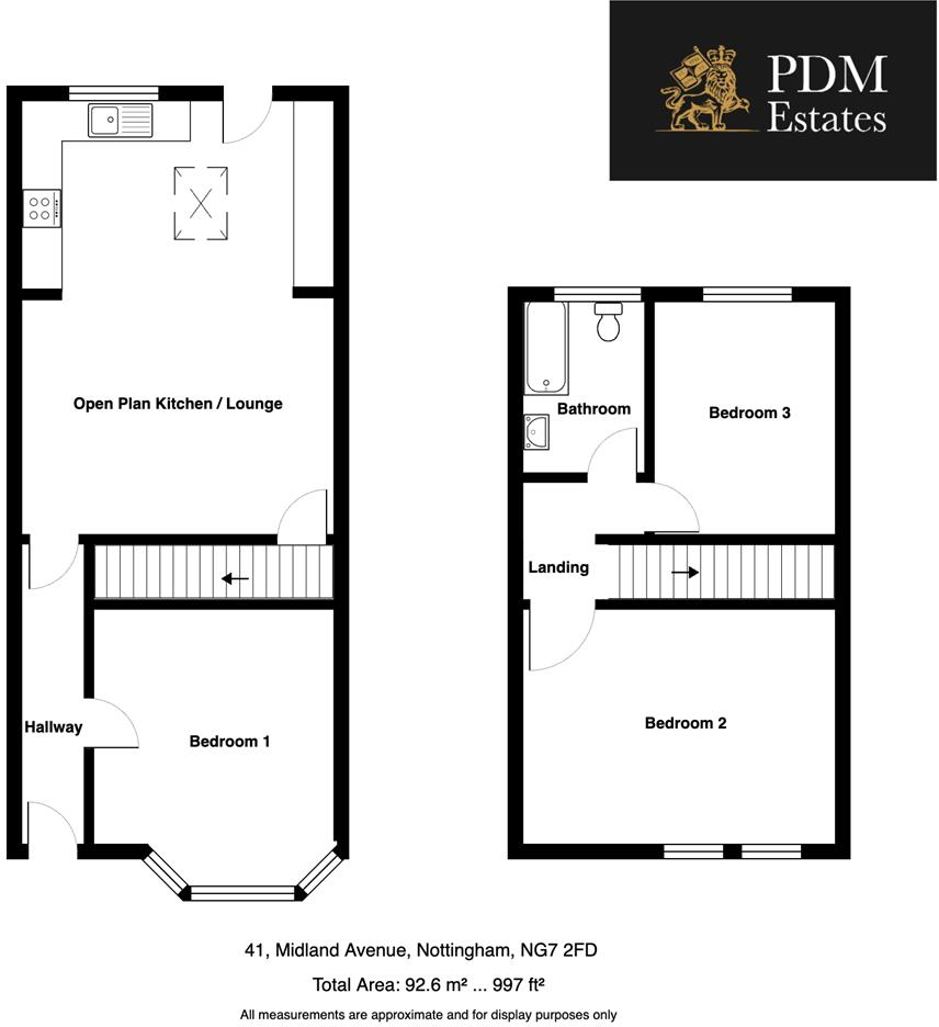 Midland Avenue, Nottingham floorplan