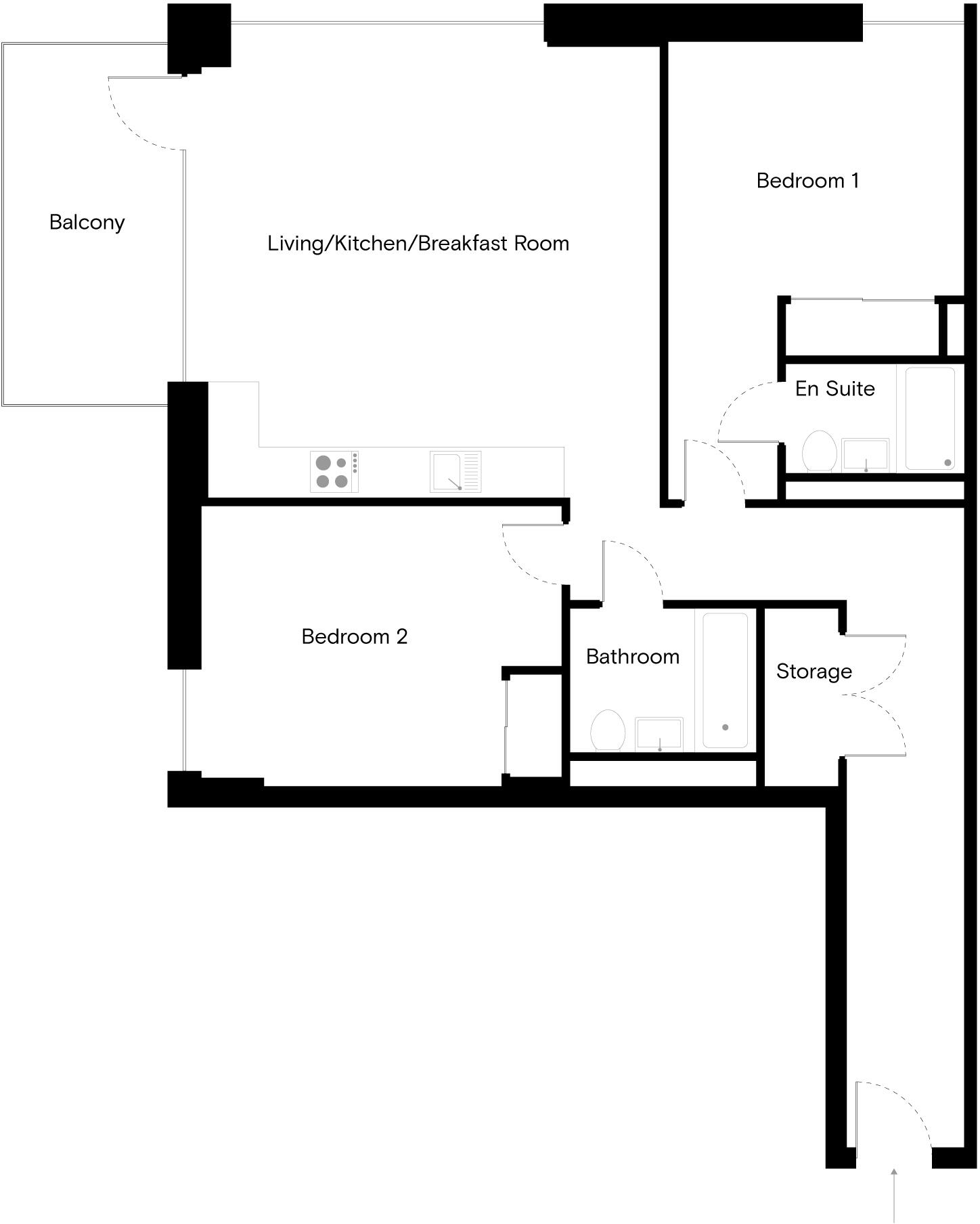Sessile Apartments, Ashley Road, London, N17 9QN floorplan