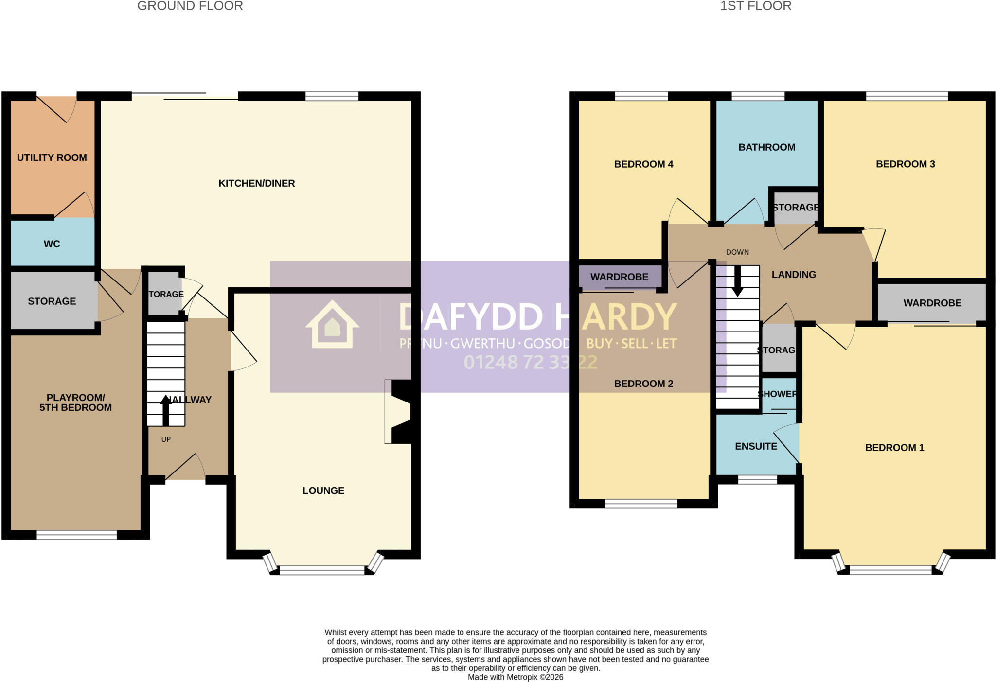 Llwybr Y Gwynt, Penrhosgarnedd, Bangor, Gwynedd, LL57 floorplan