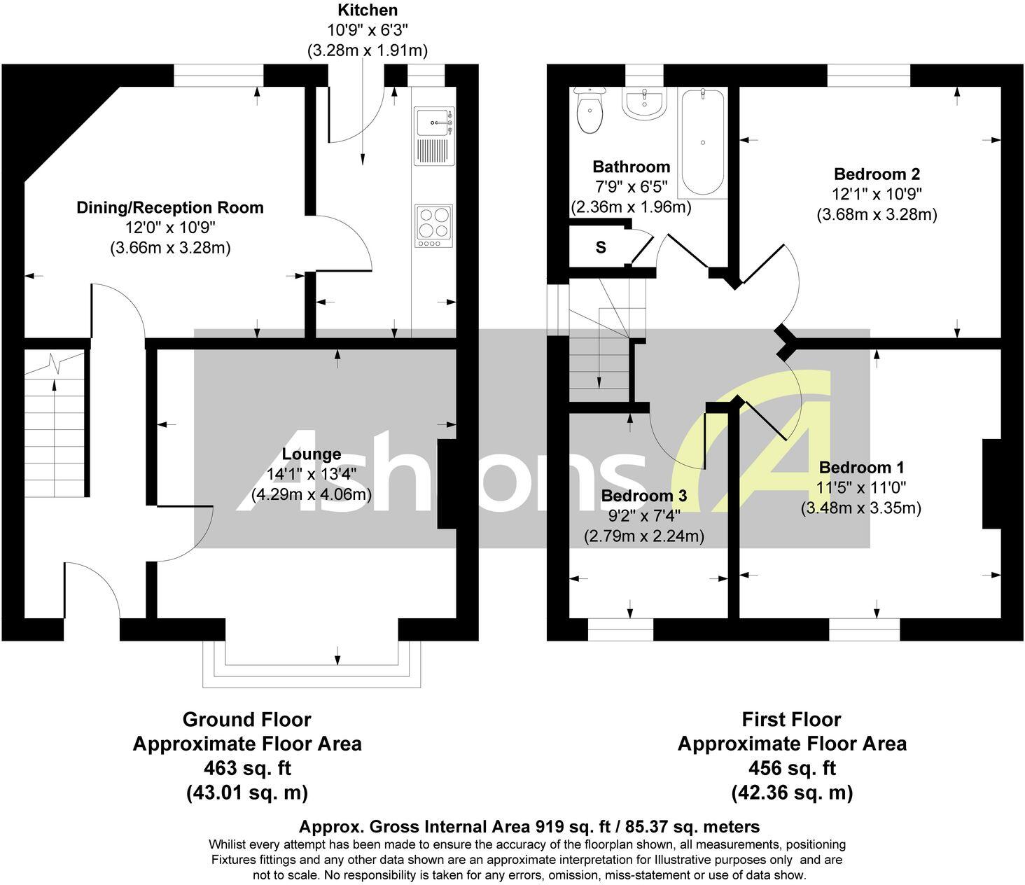 Ivy Street, Runcorn, WA7 floorplan