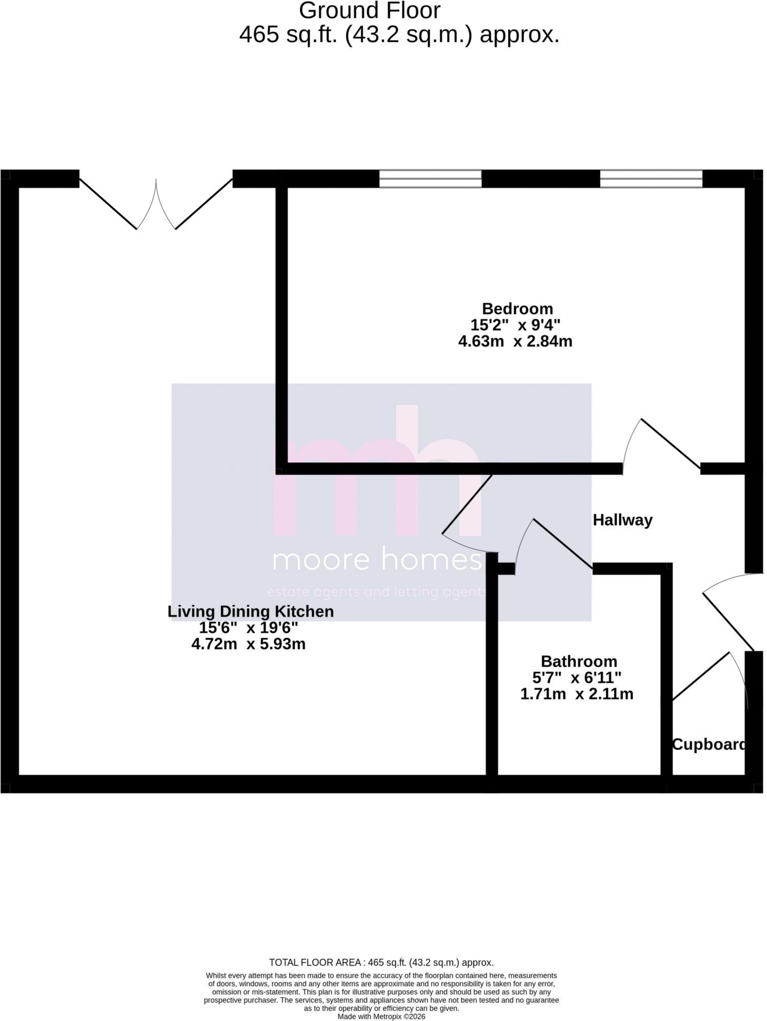 NEW BUILD APARTMENT on HAZELBADGE ROAD, Poynton, SK12 1HE floorplan