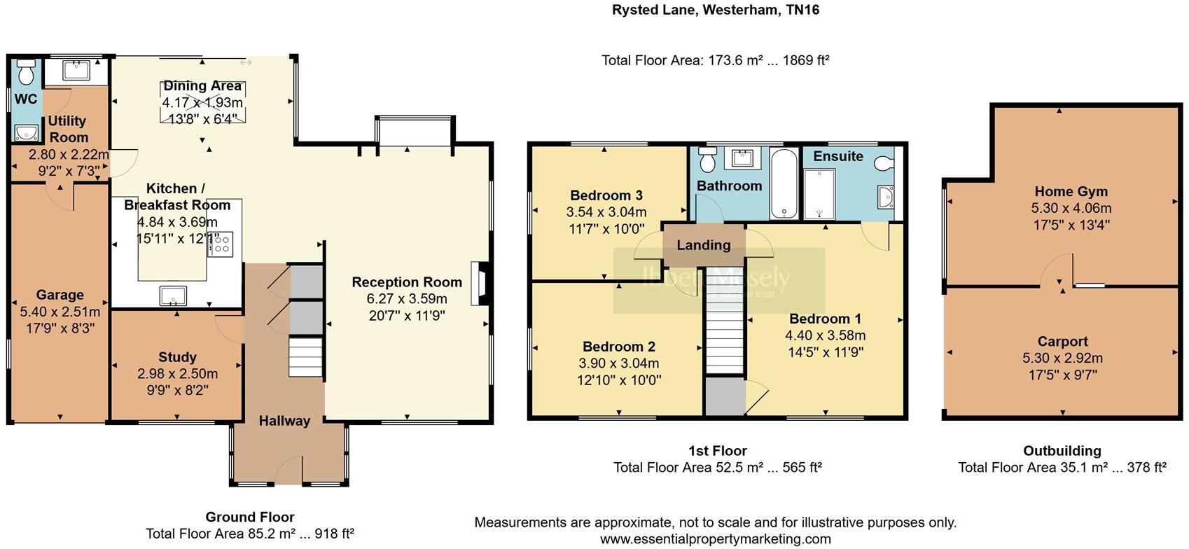 Rysted Lane, Westerham floorplan