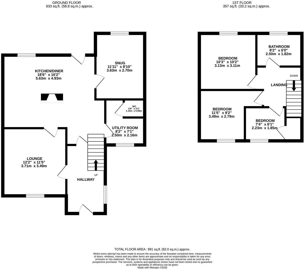 Welland Avenue, Gartree, Market Harborough floorplan